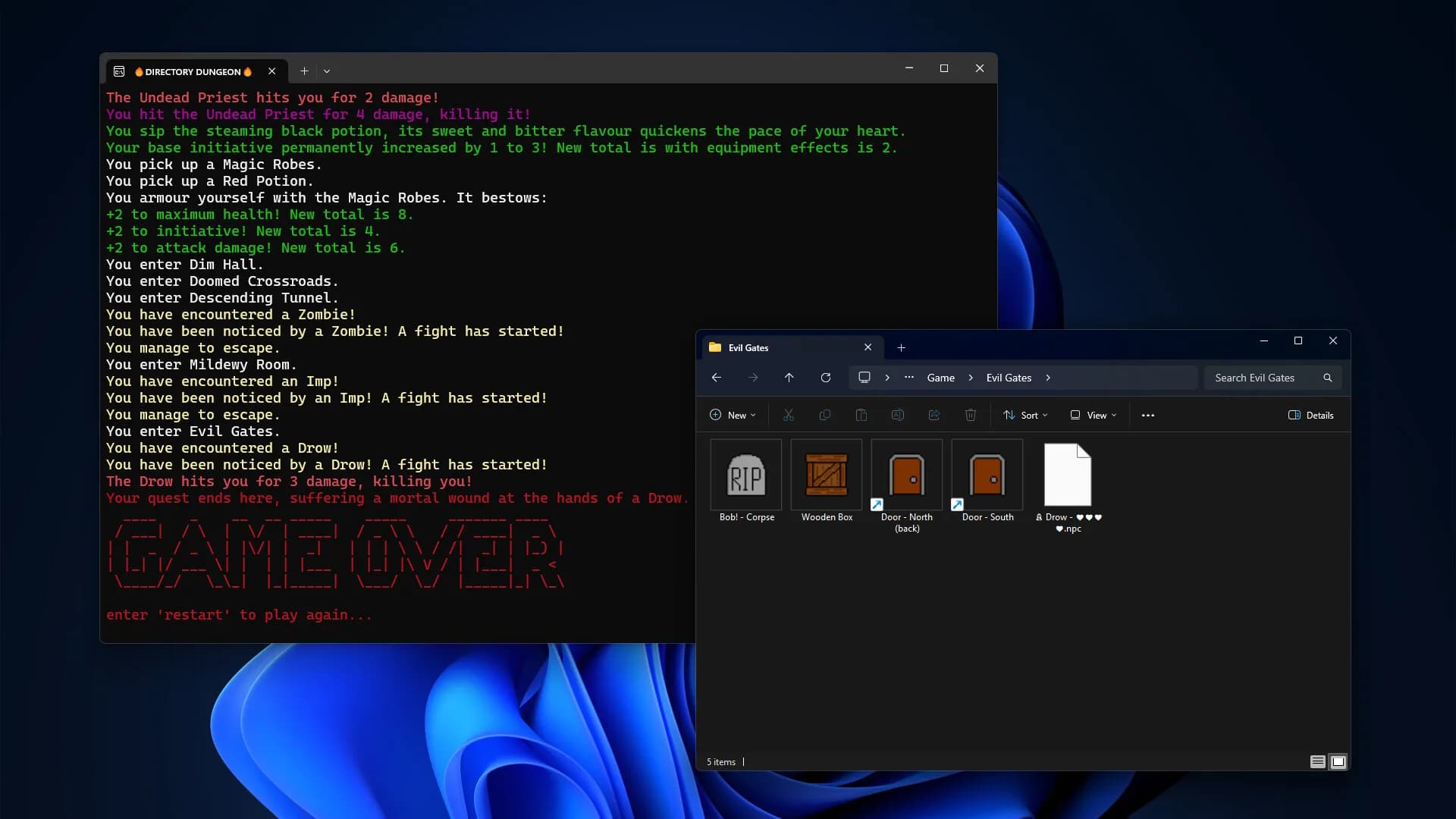 Directory Dungeon - File Explorer Dungeon Crawler görsel 5
