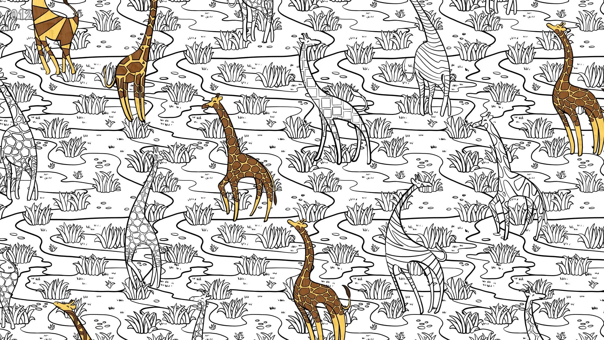 Animal Pattern görsel 3