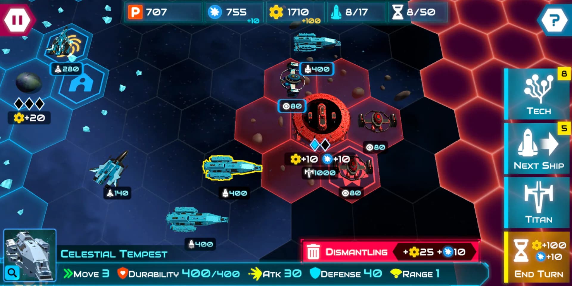Star Titans : War of the Galaxy görsel 3