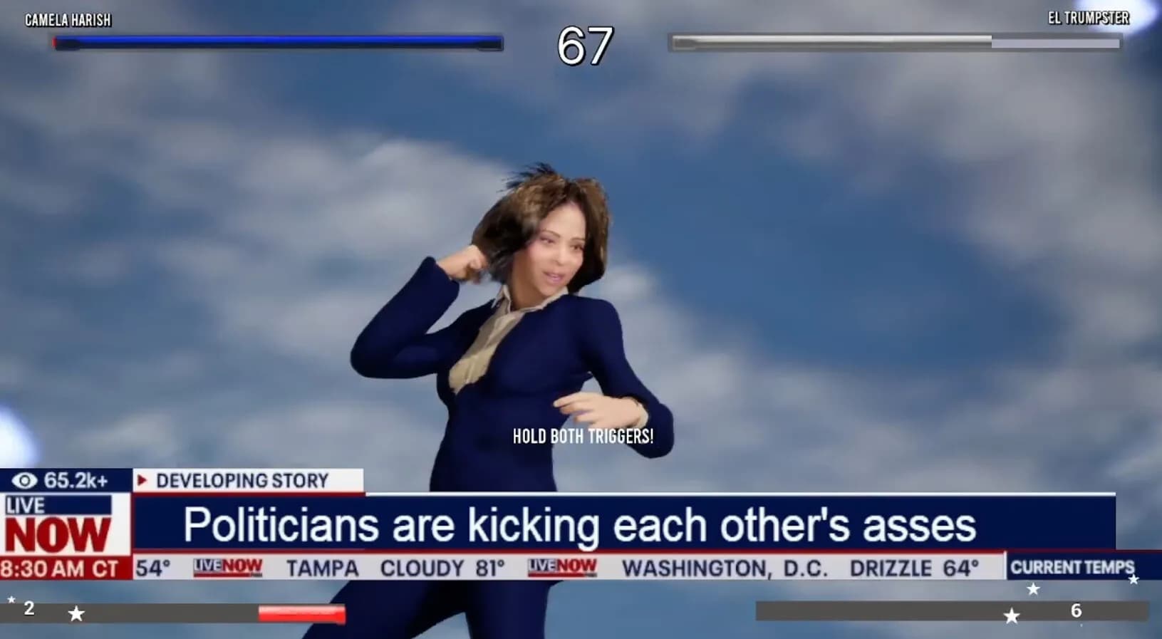 Election FighterZ: Kamala vs trump görsel 3