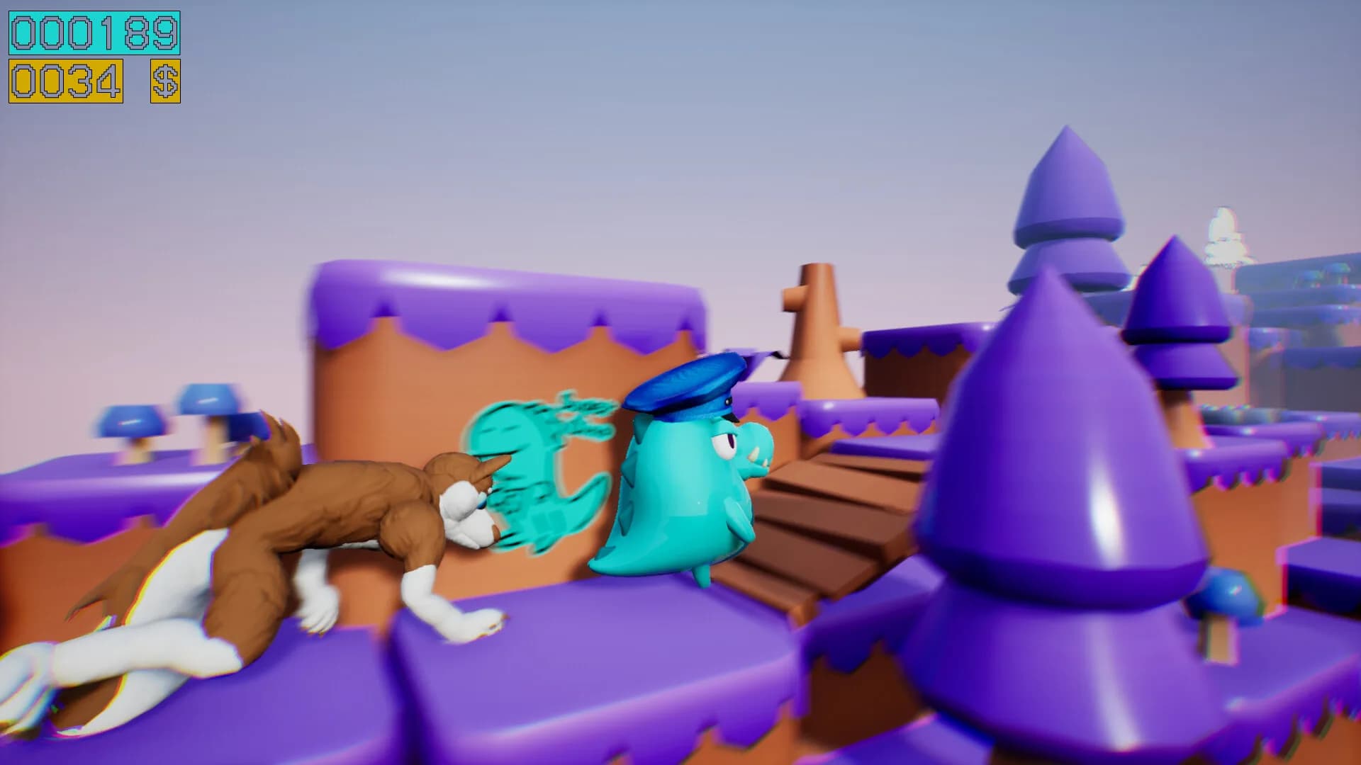 Dino running from a FURRY: GAMESFORFARM görsel 9