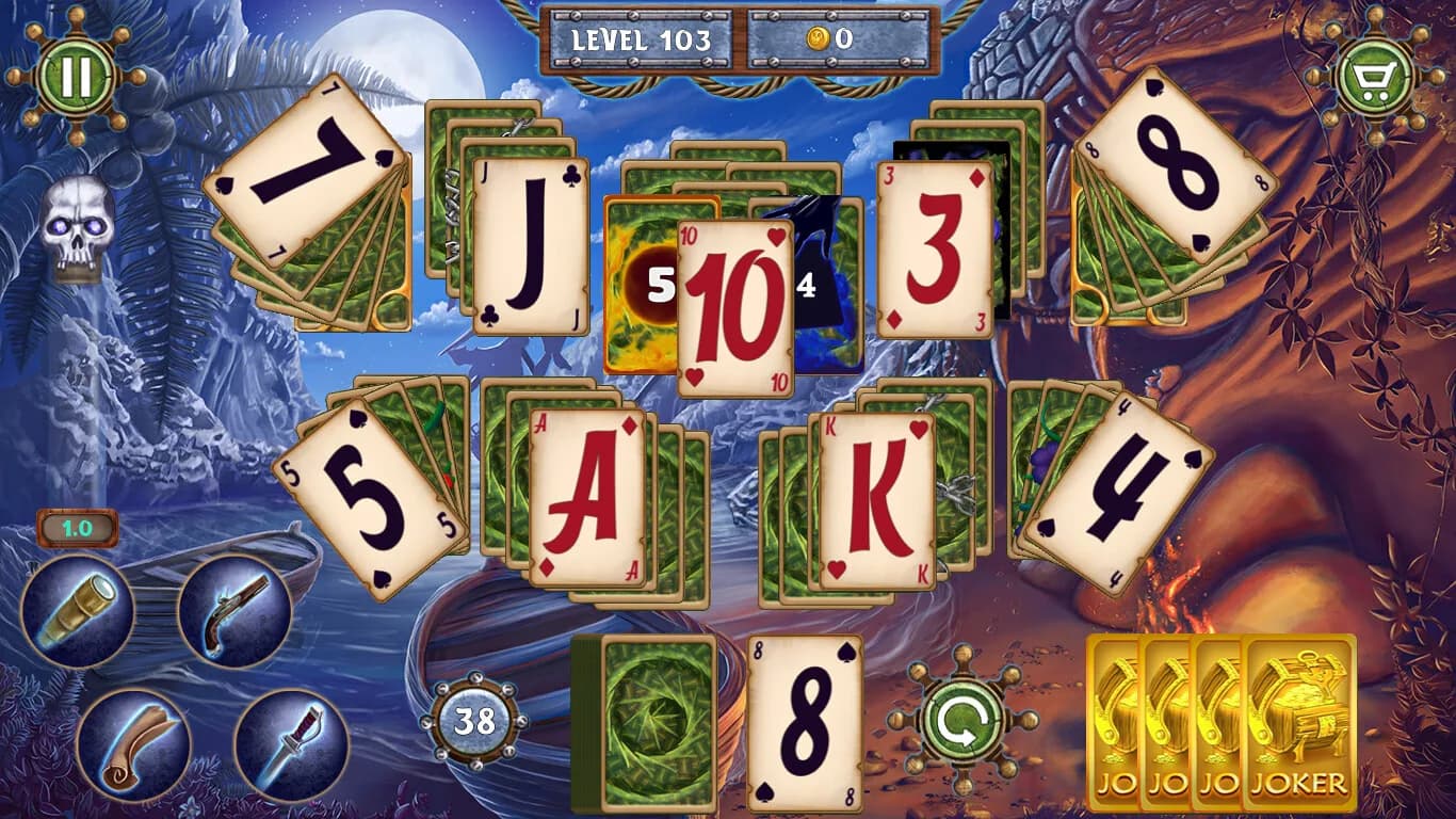 Pirates Adventure Solitaire görsel 3
