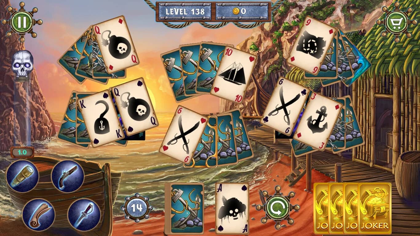Pirates Adventure Solitaire görsel 4