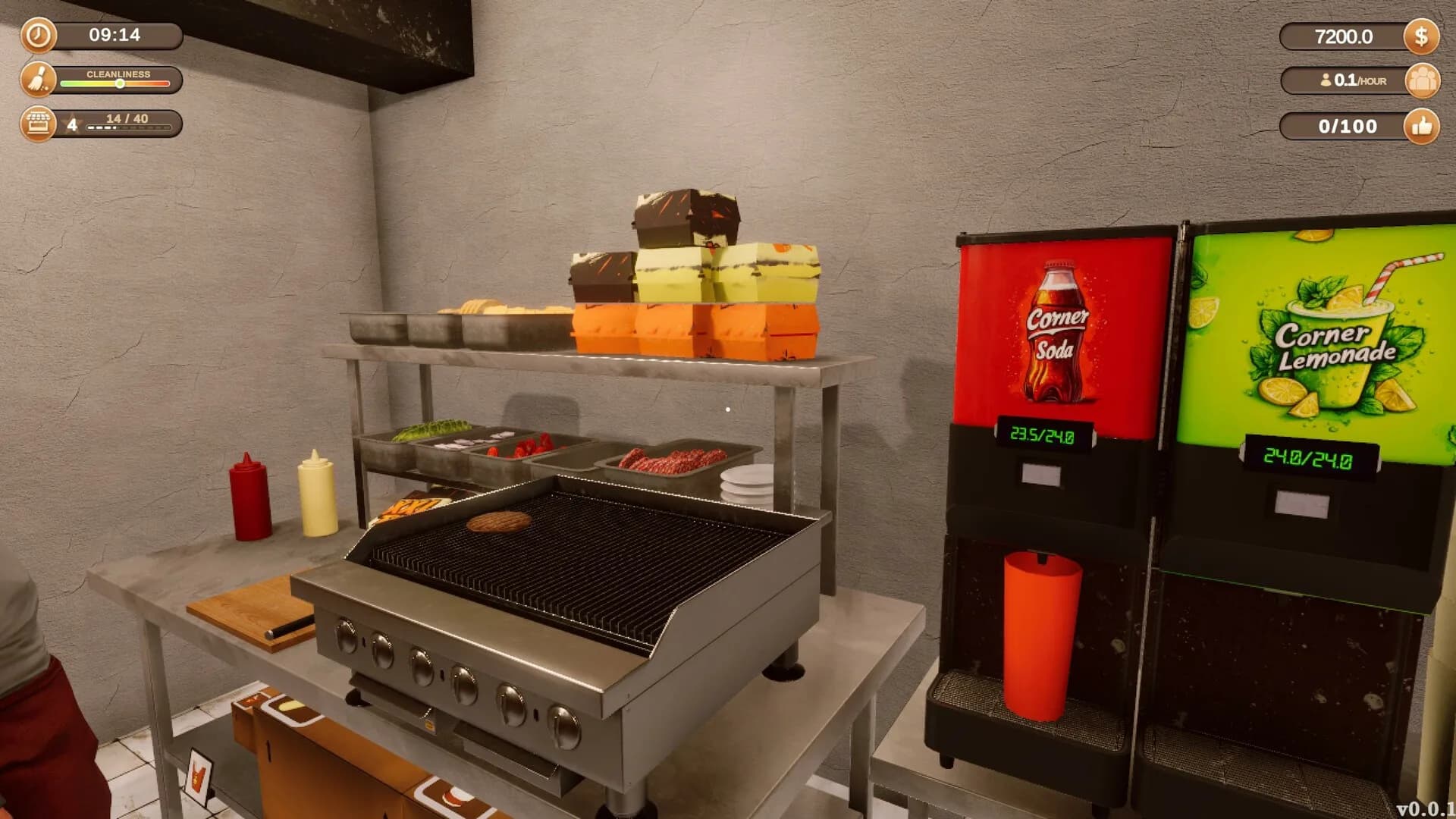 Corner Kitchen Fast Food Simulator görsel 3