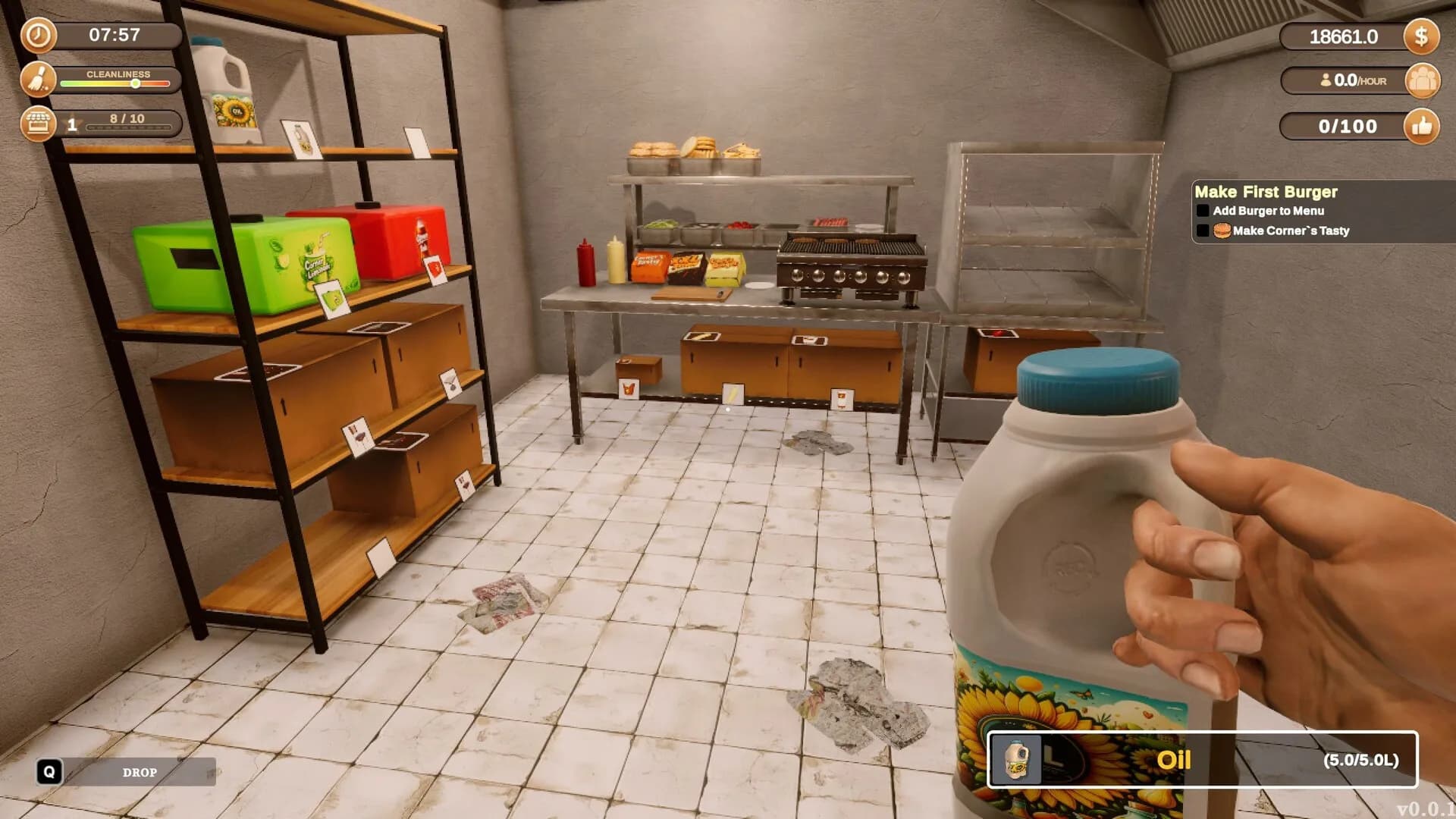Corner Kitchen Fast Food Simulator görsel 5