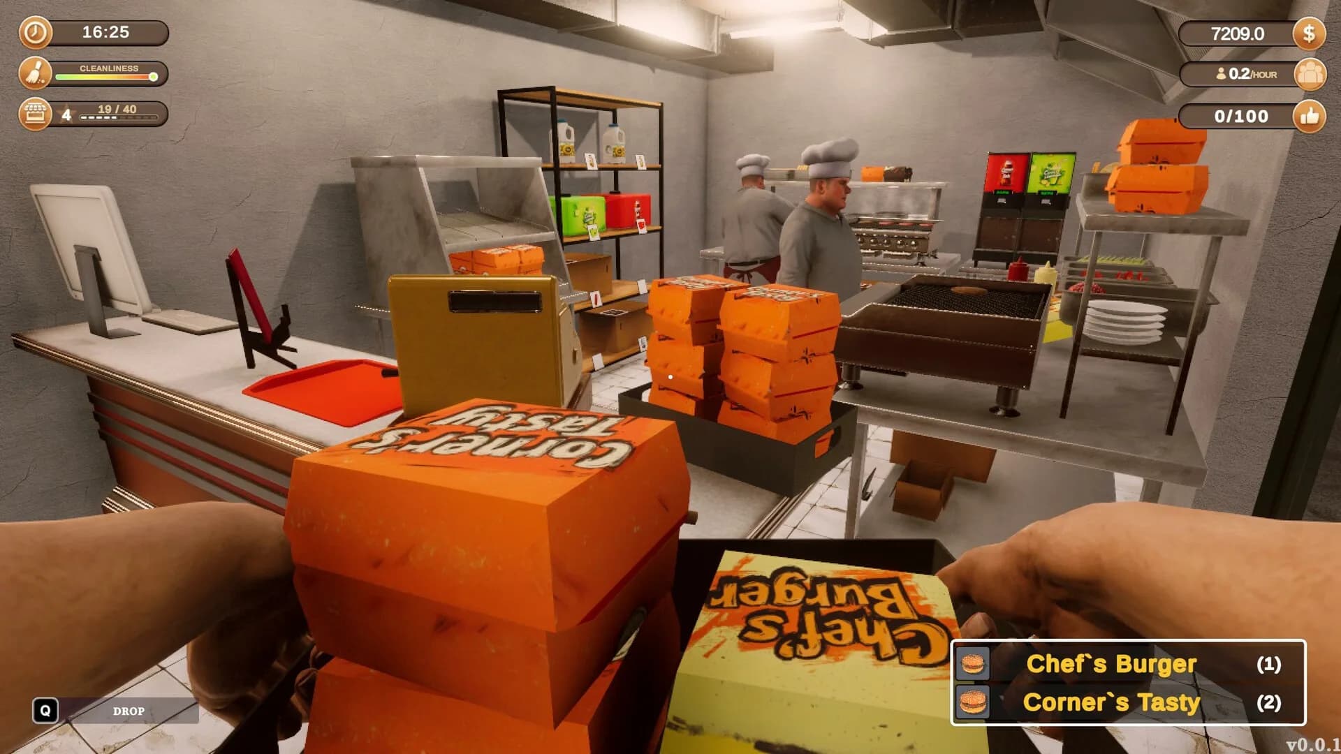Corner Kitchen Fast Food Simulator görsel 10