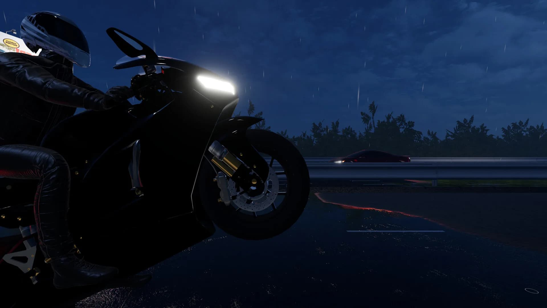 Motorcycle Night Ride görsel 2