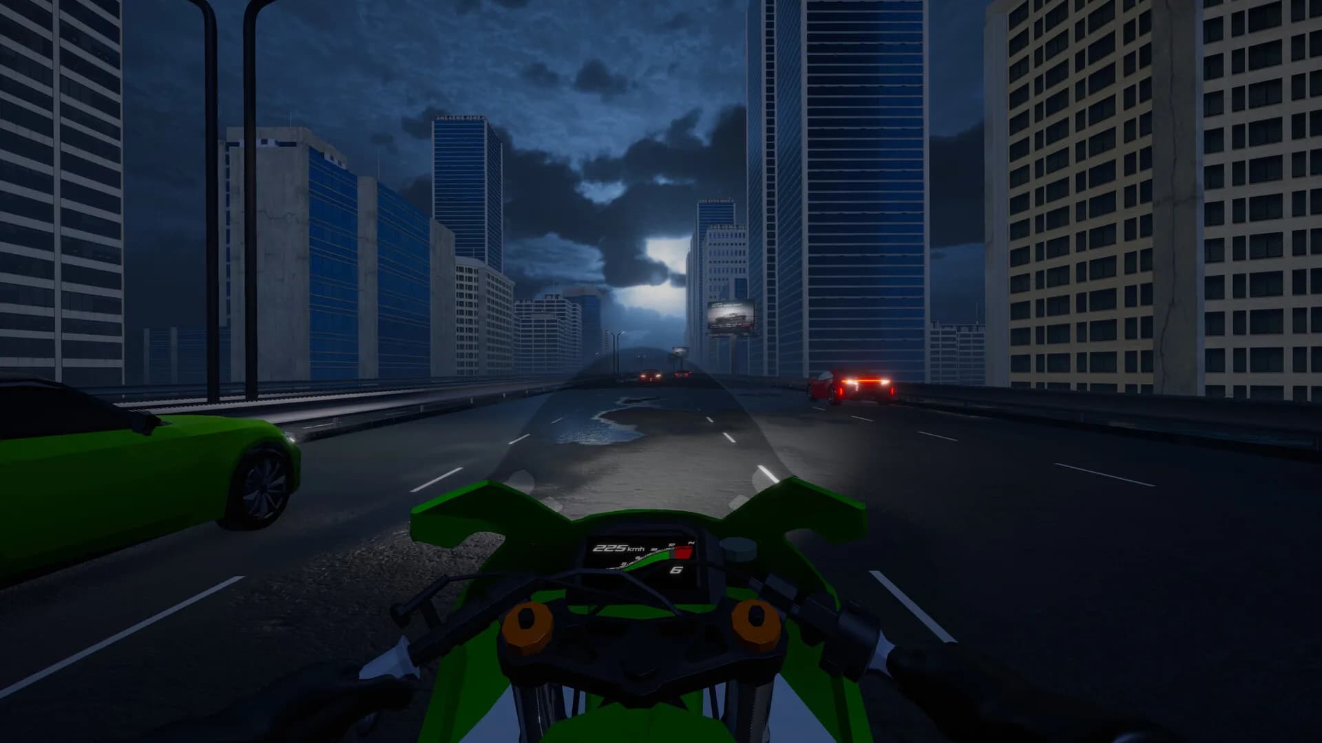 Motorcycle Night Ride görsel 3