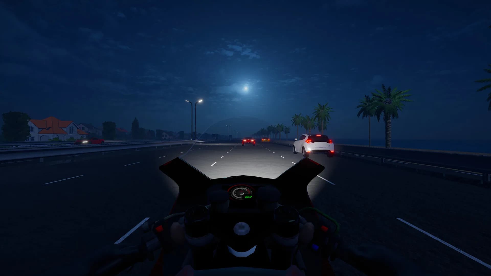 Motorcycle Night Ride görsel 5