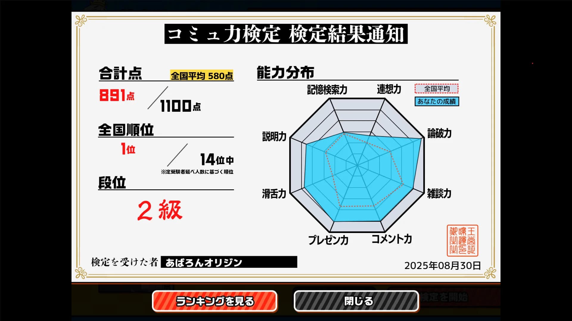 おしゃべりキング！コミュ力診断ゲーム görsel 6