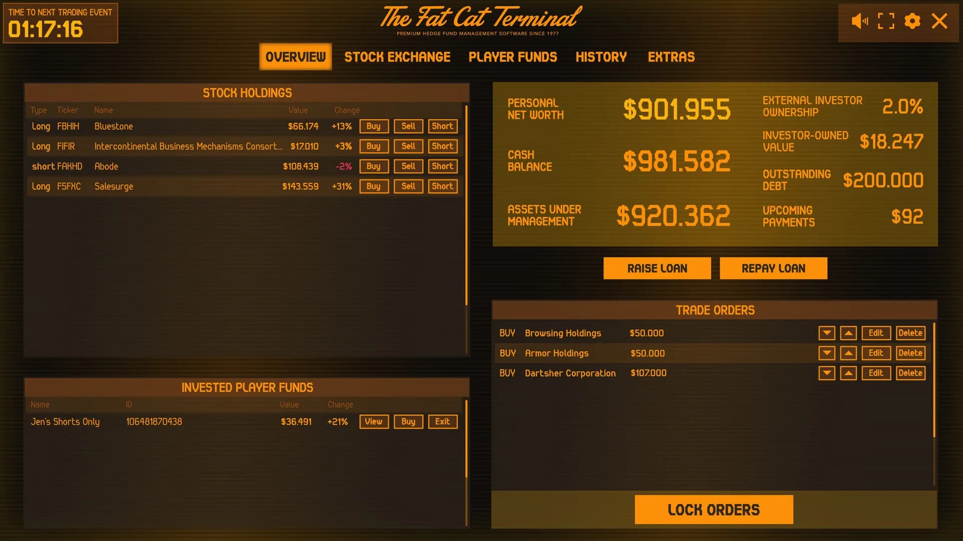 Hedge Fund Manager Simulator MMO görsel 6