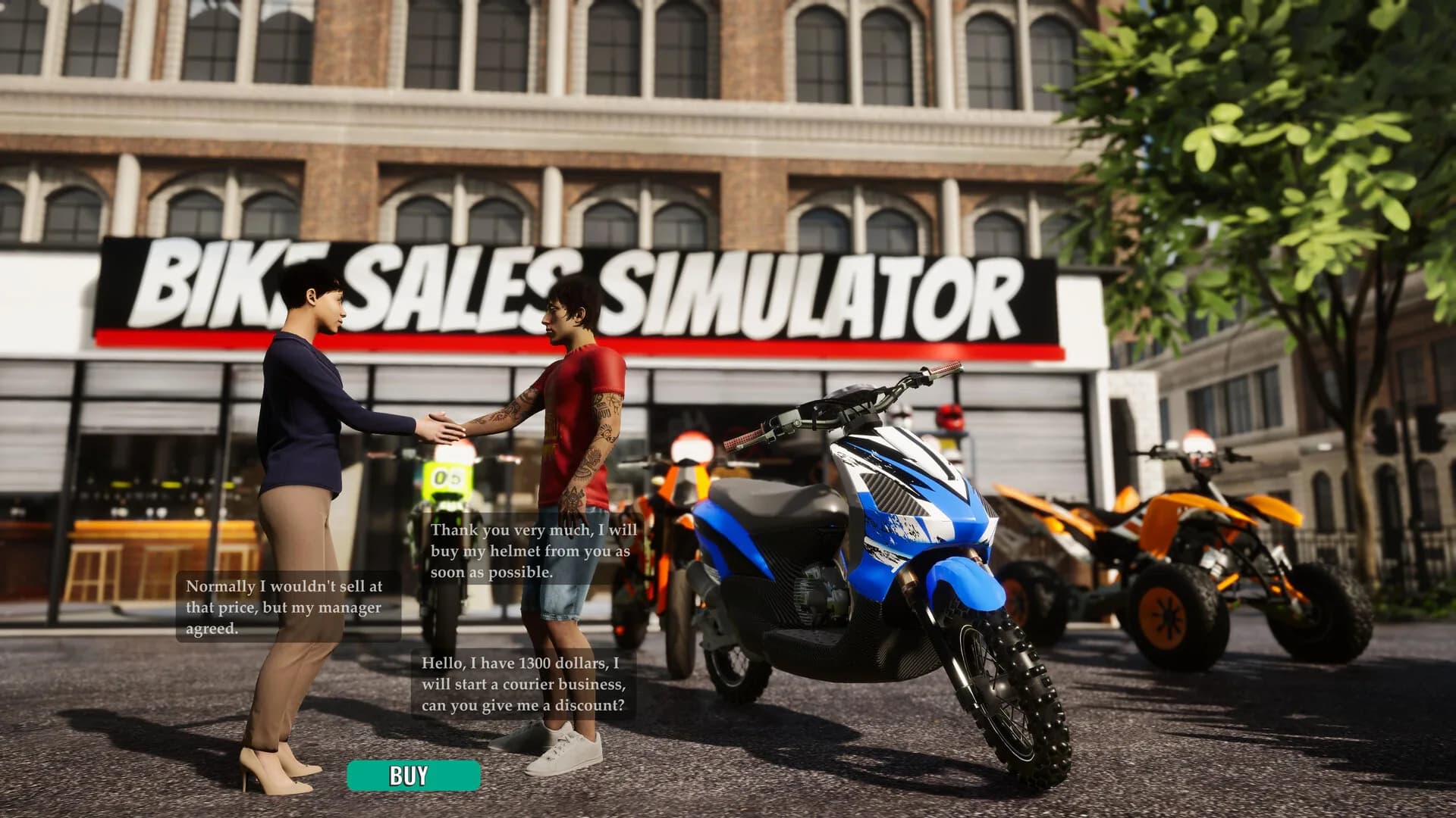 Motorcycle Sales Simulator görsel 3
