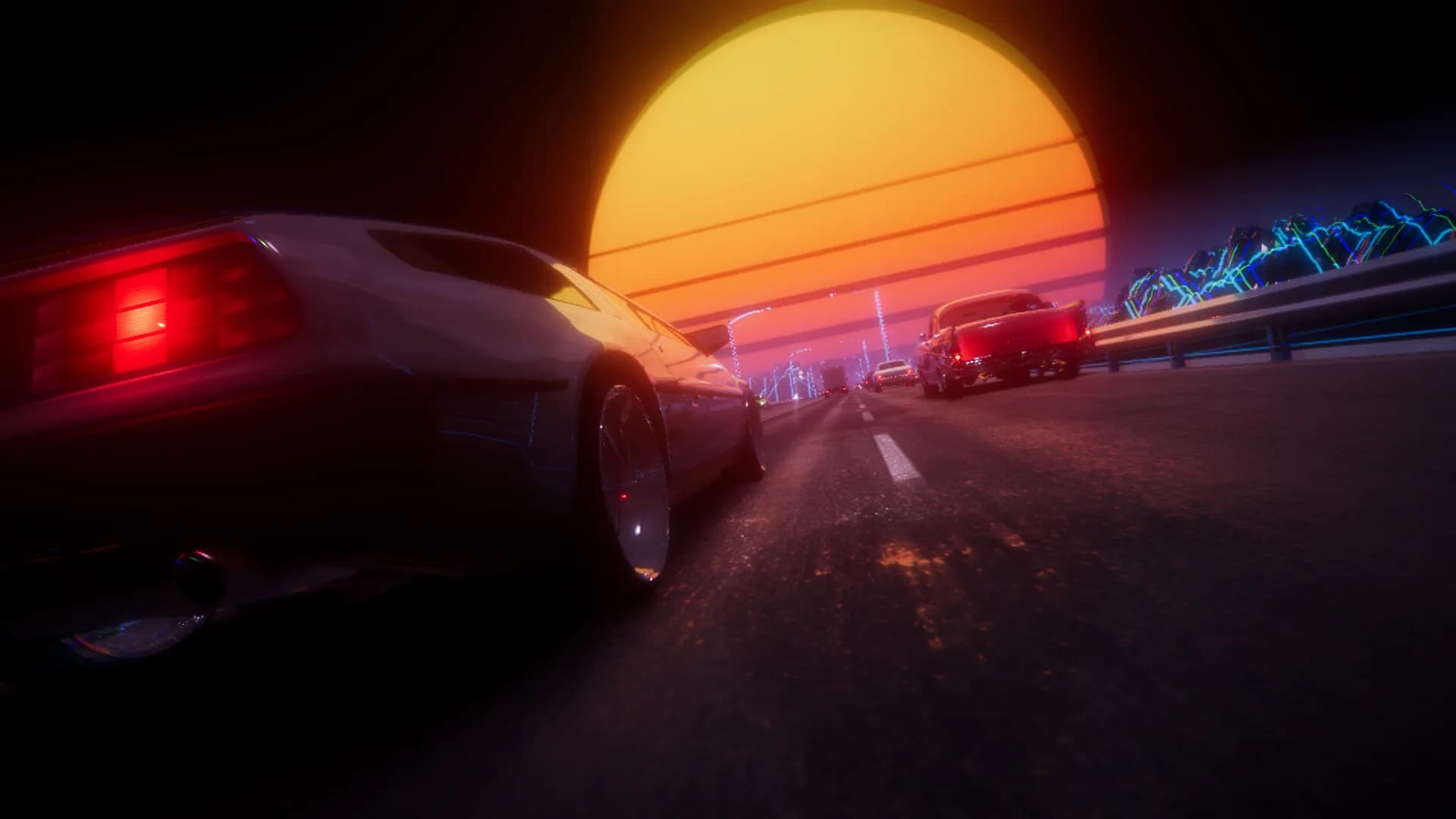 Synthwave Driver görsel 2