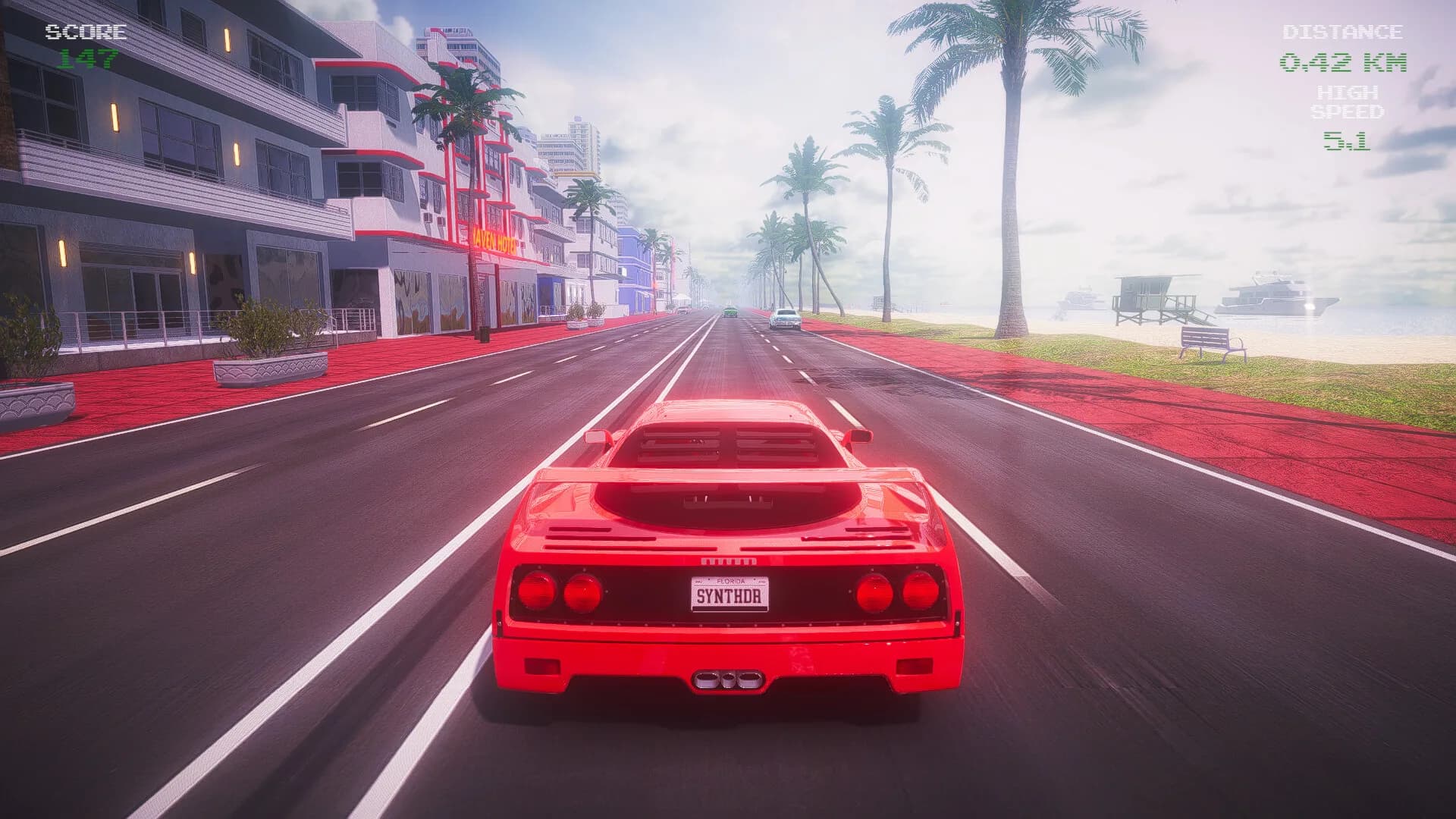Synthwave Driver görsel 5