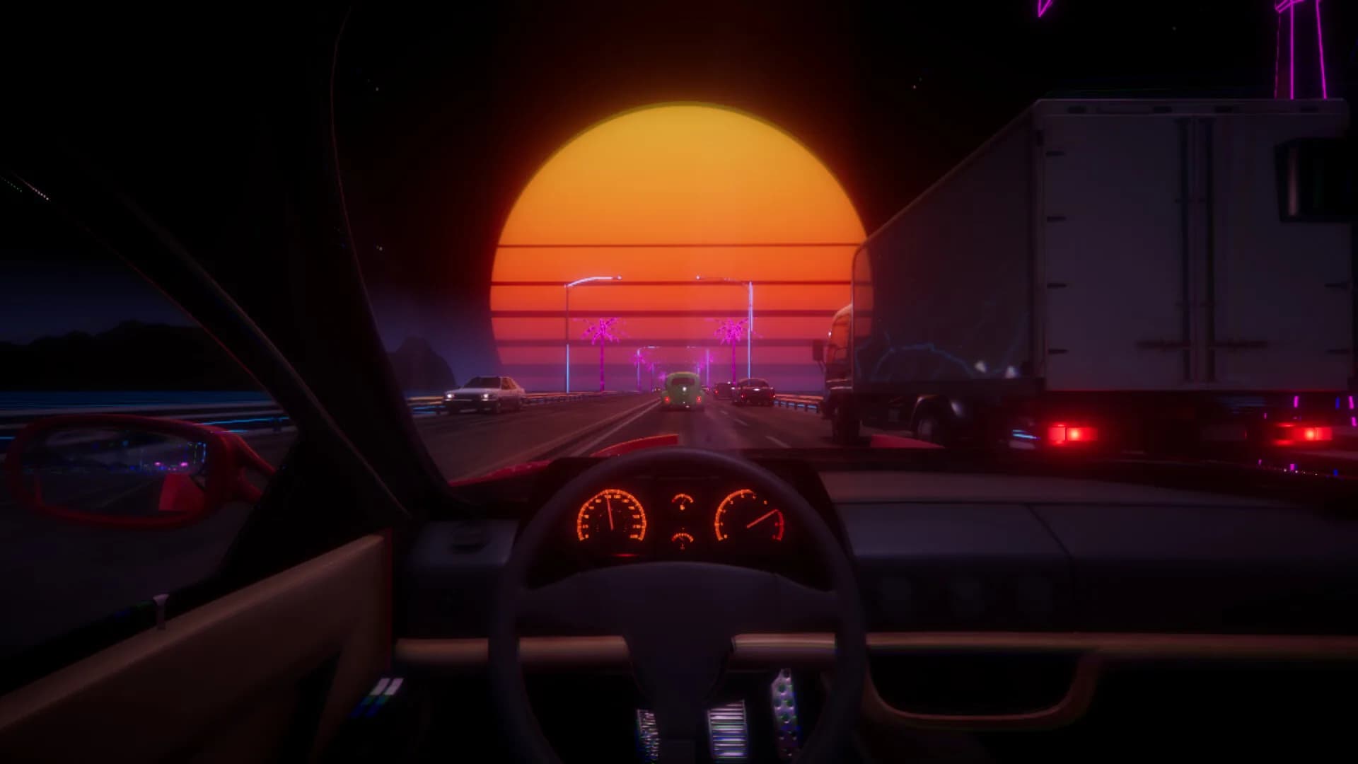 Synthwave Driver görsel 11