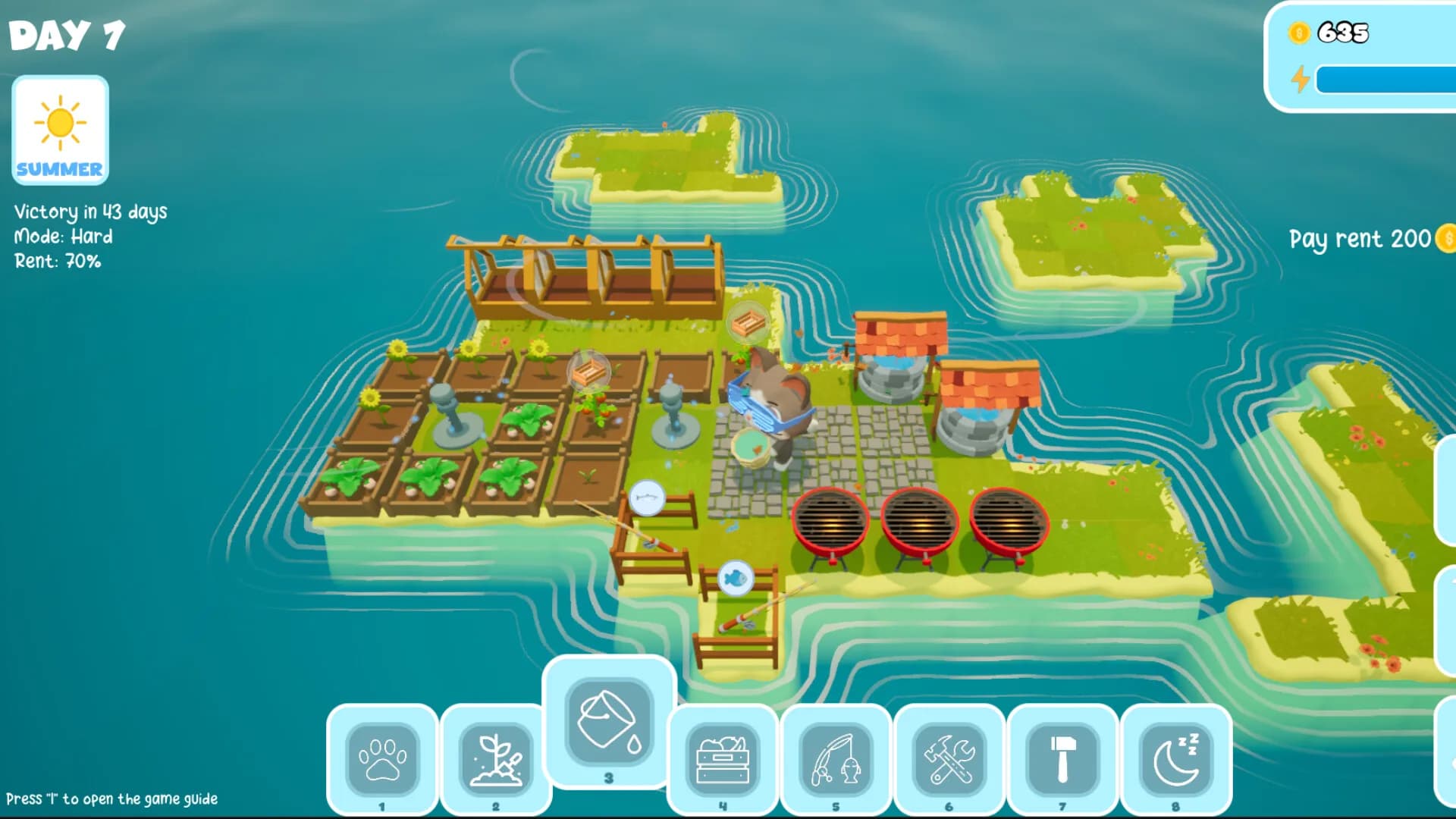 Meowland: Island Farm görsel 8