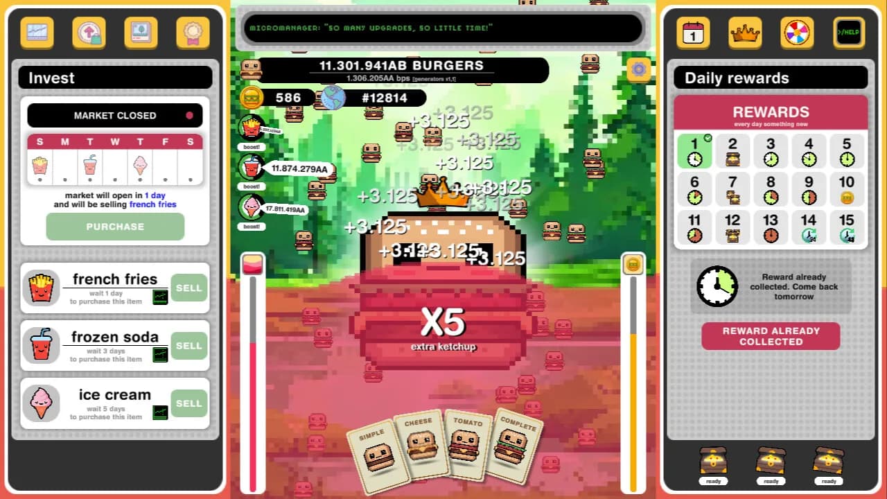 Super Burger Clicker görsel 3