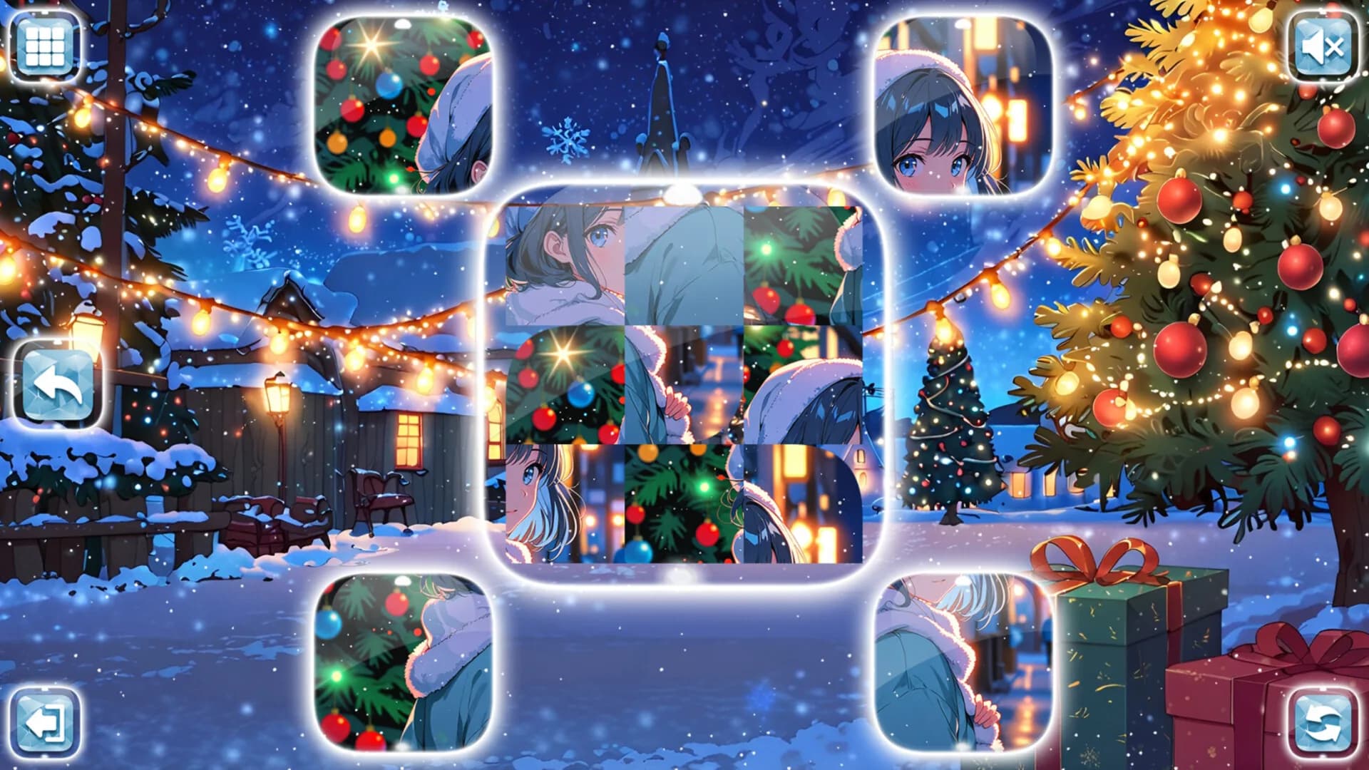 Lovely Anime Puzzle: Christmas görsel 2