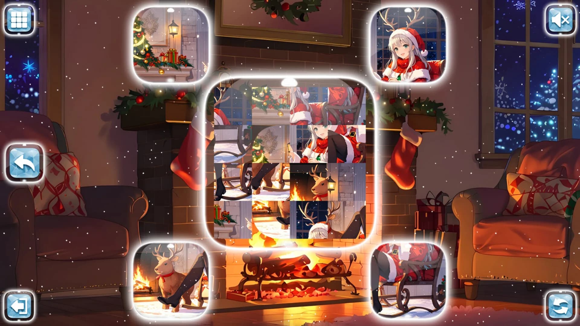 Lovely Anime Puzzle: Christmas görsel 4