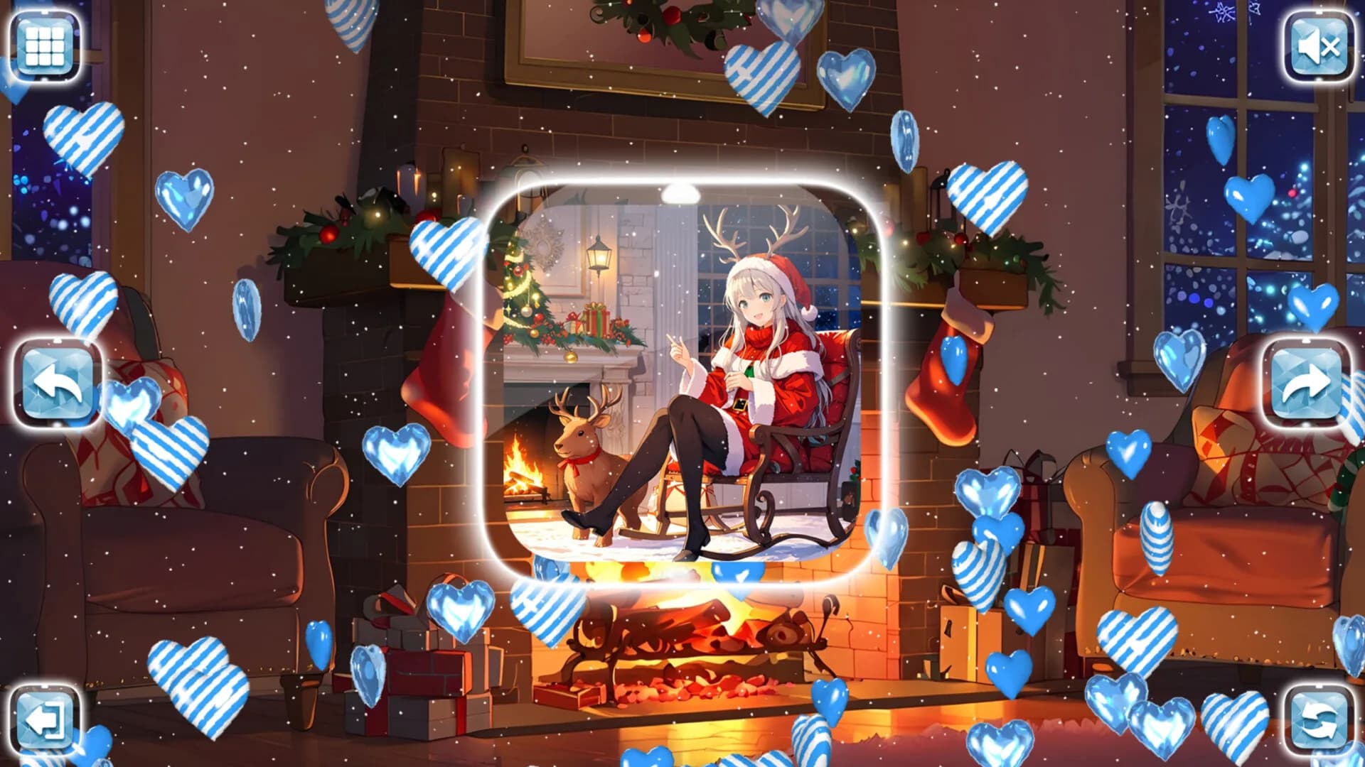 Lovely Anime Puzzle: Christmas görsel 5