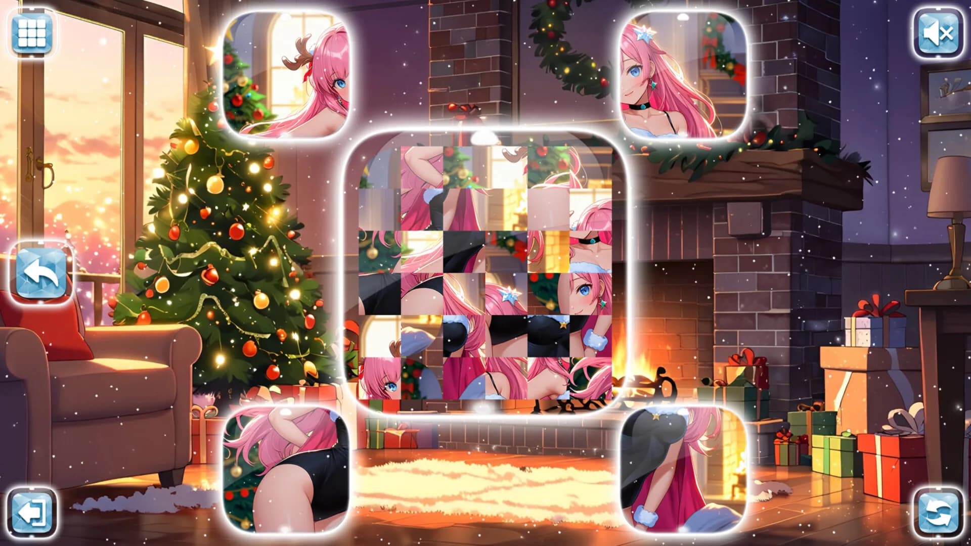 Lovely Anime Puzzle: Christmas görsel 8