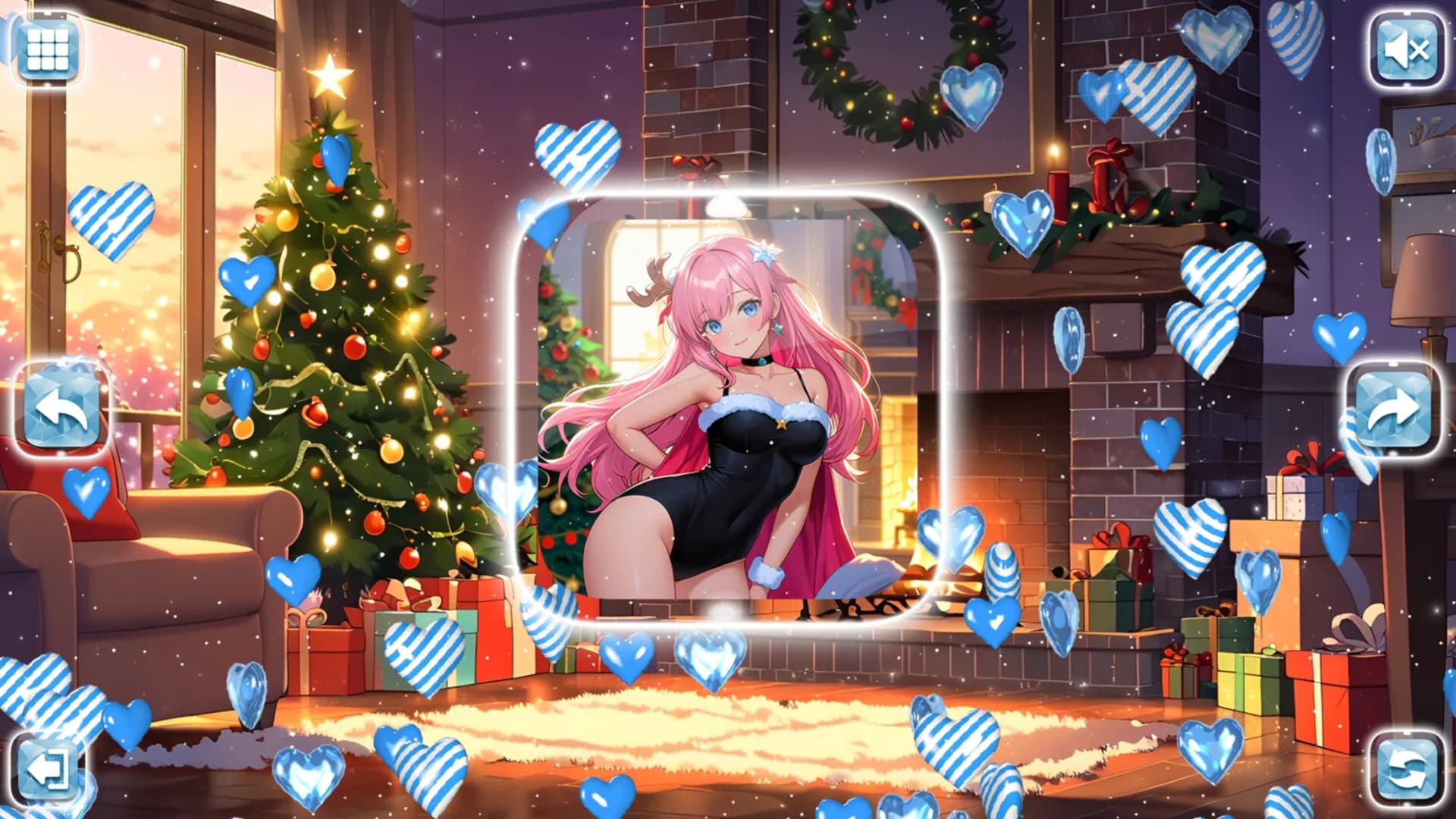 Lovely Anime Puzzle: Christmas görsel 9