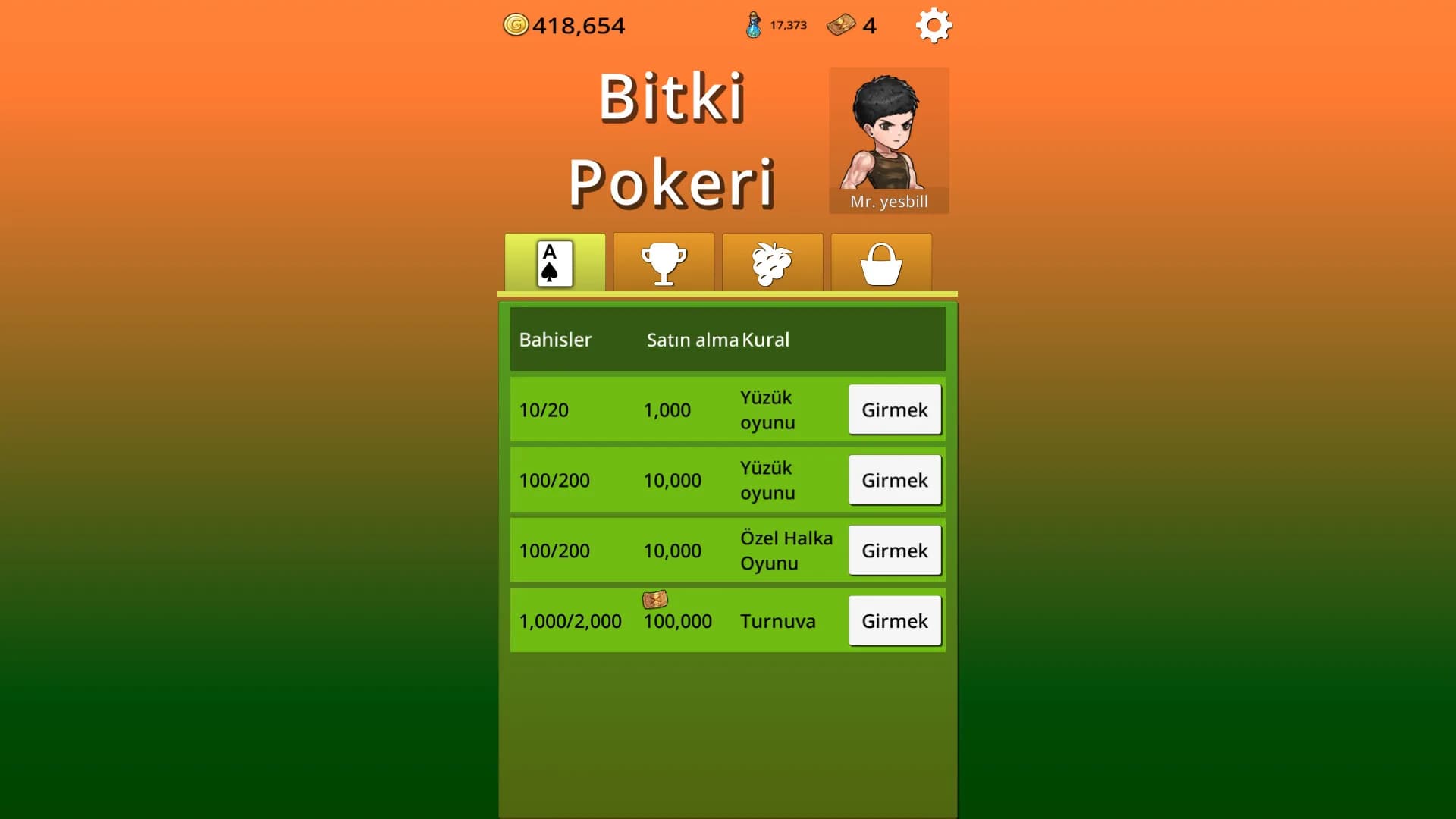 Bitki Pokeri görsel 2