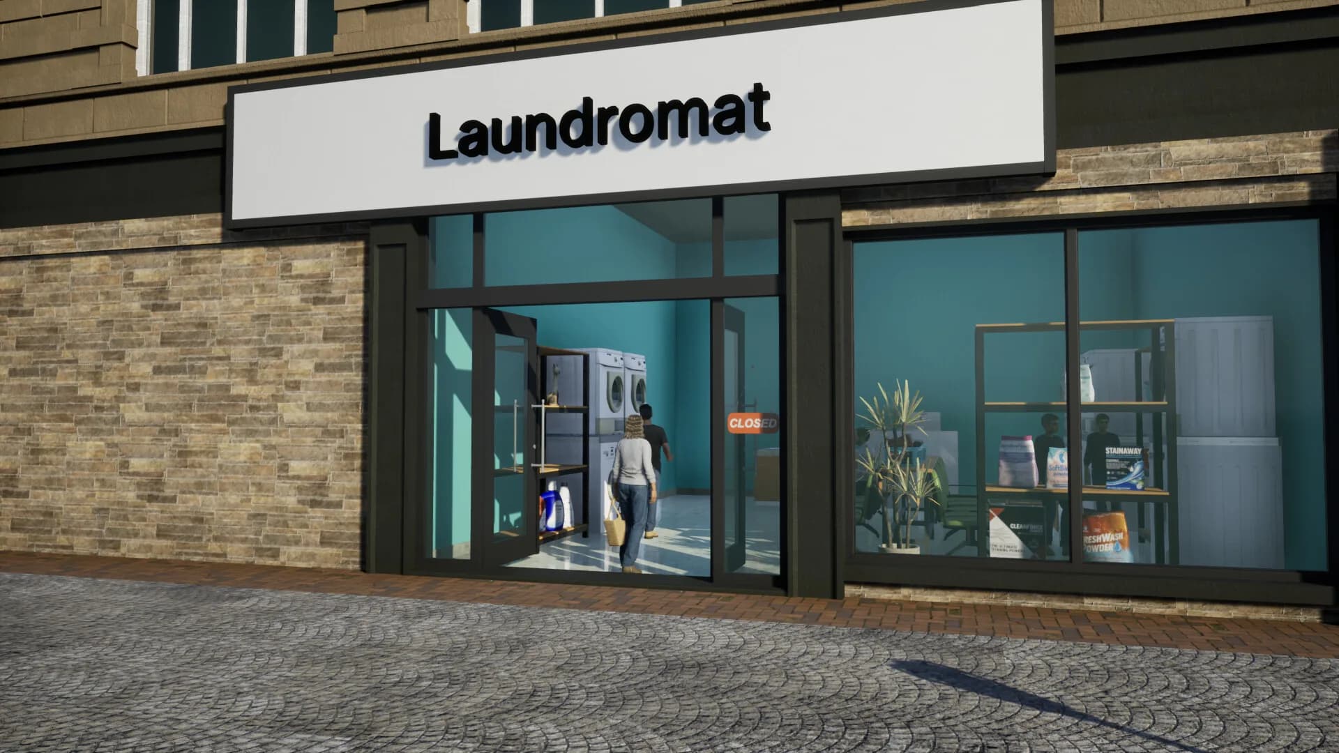 Laundromat Manager Simulator görsel 2