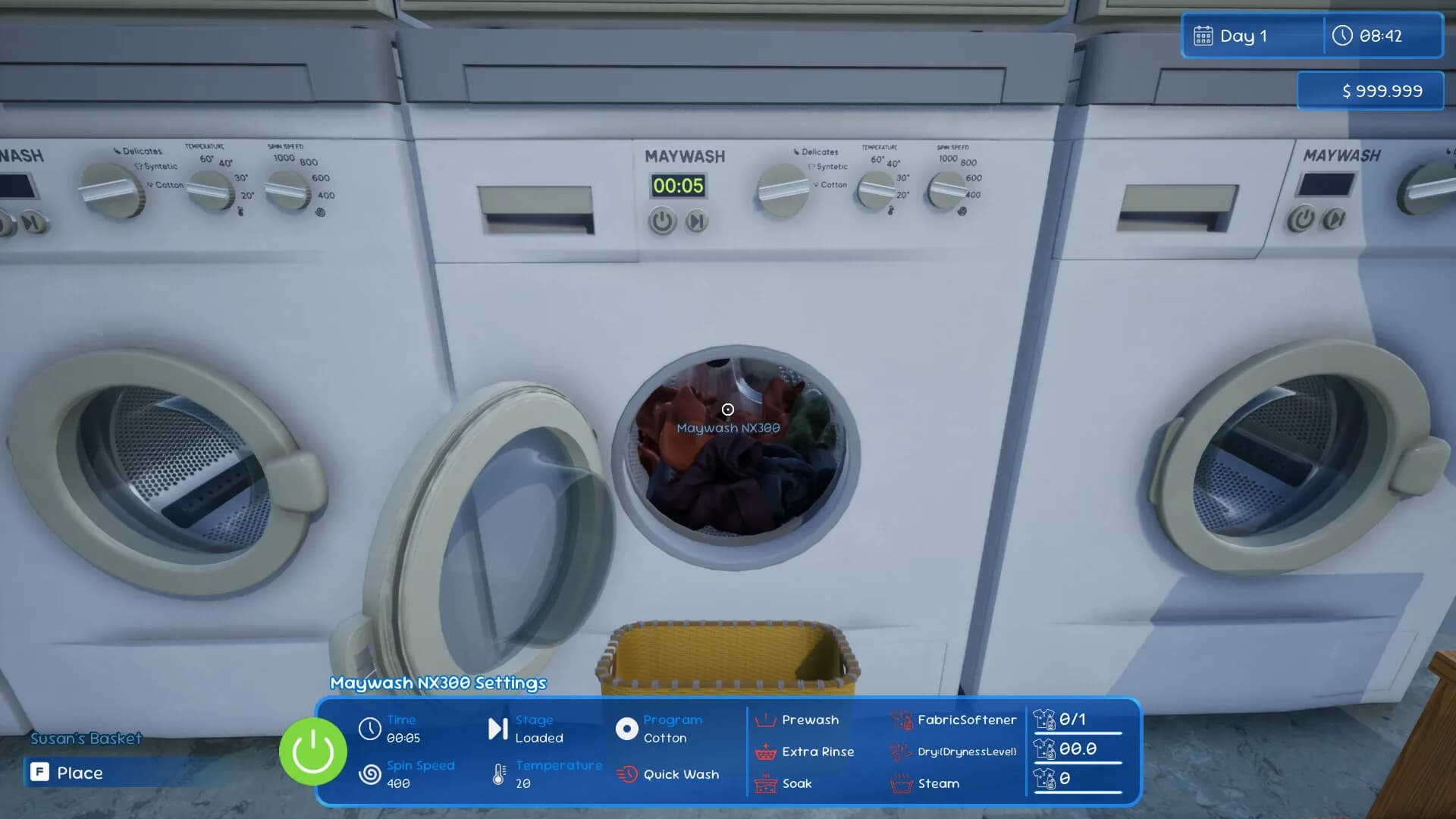 Laundromat Manager Simulator görsel 4
