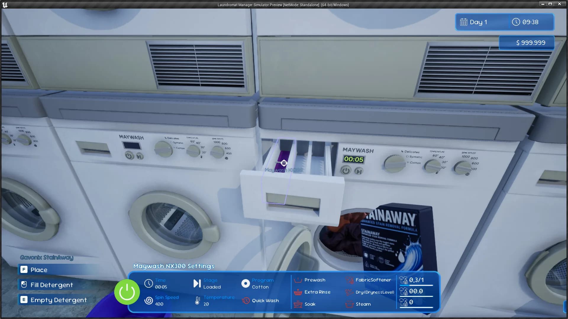 Laundromat Manager Simulator görsel 5