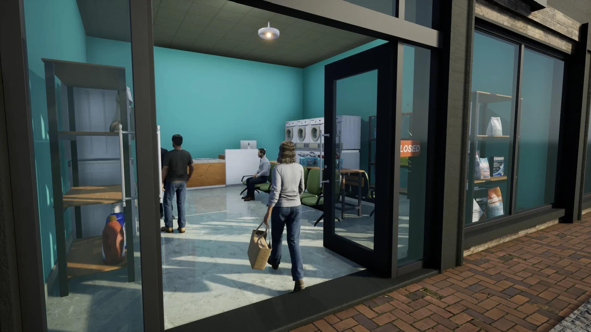 Laundromat Manager Simulator görsel 8