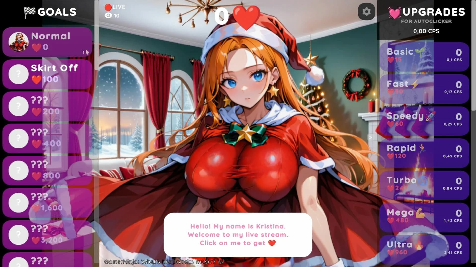 Hentai Clicker: Kristina is streaming görsel 2