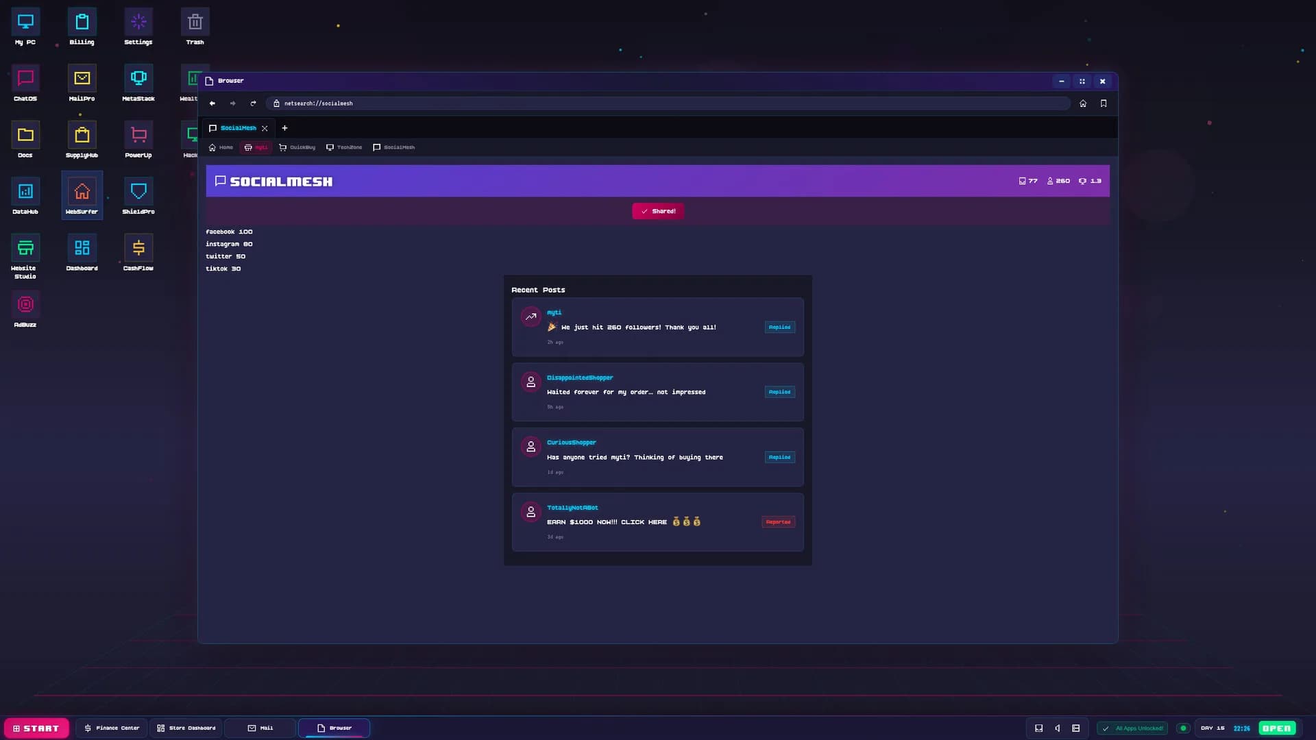 Cart Panic! OS - E-Commerce Tycoon görsel 11