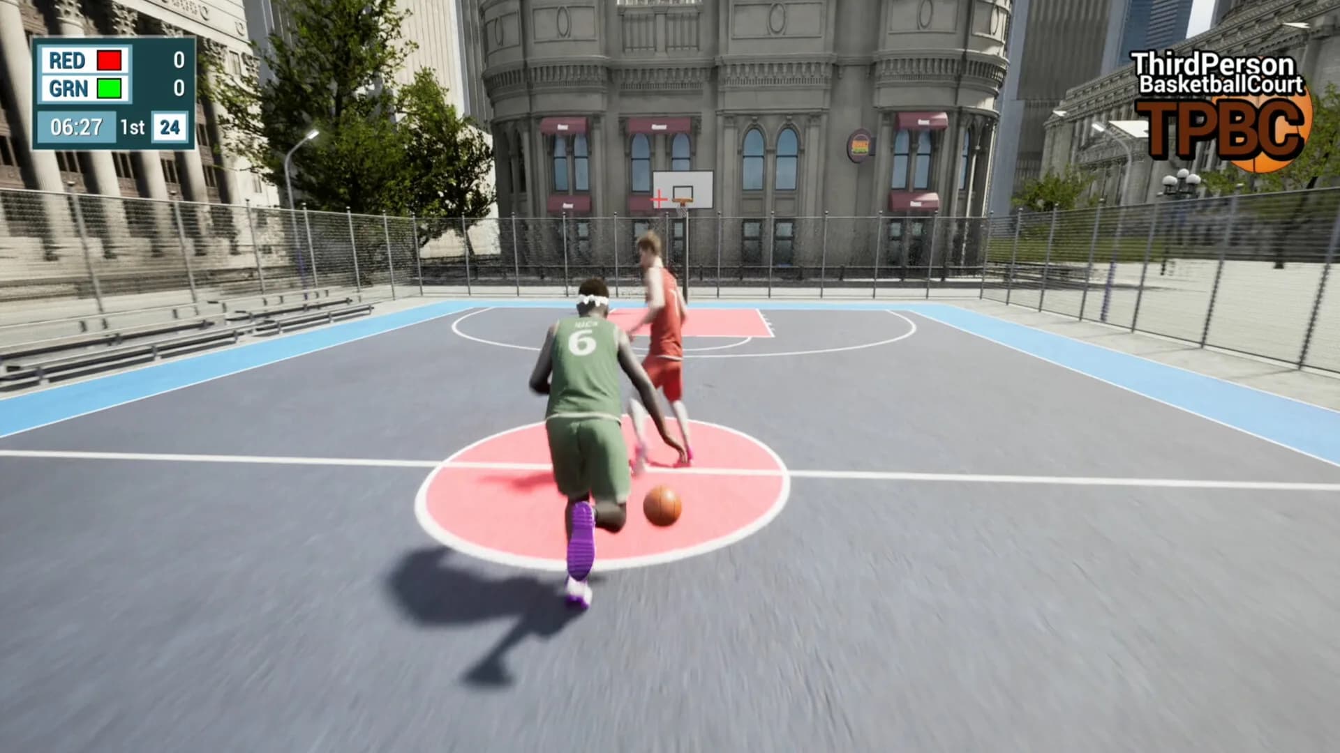 Third Person Basketball Court görsel 2