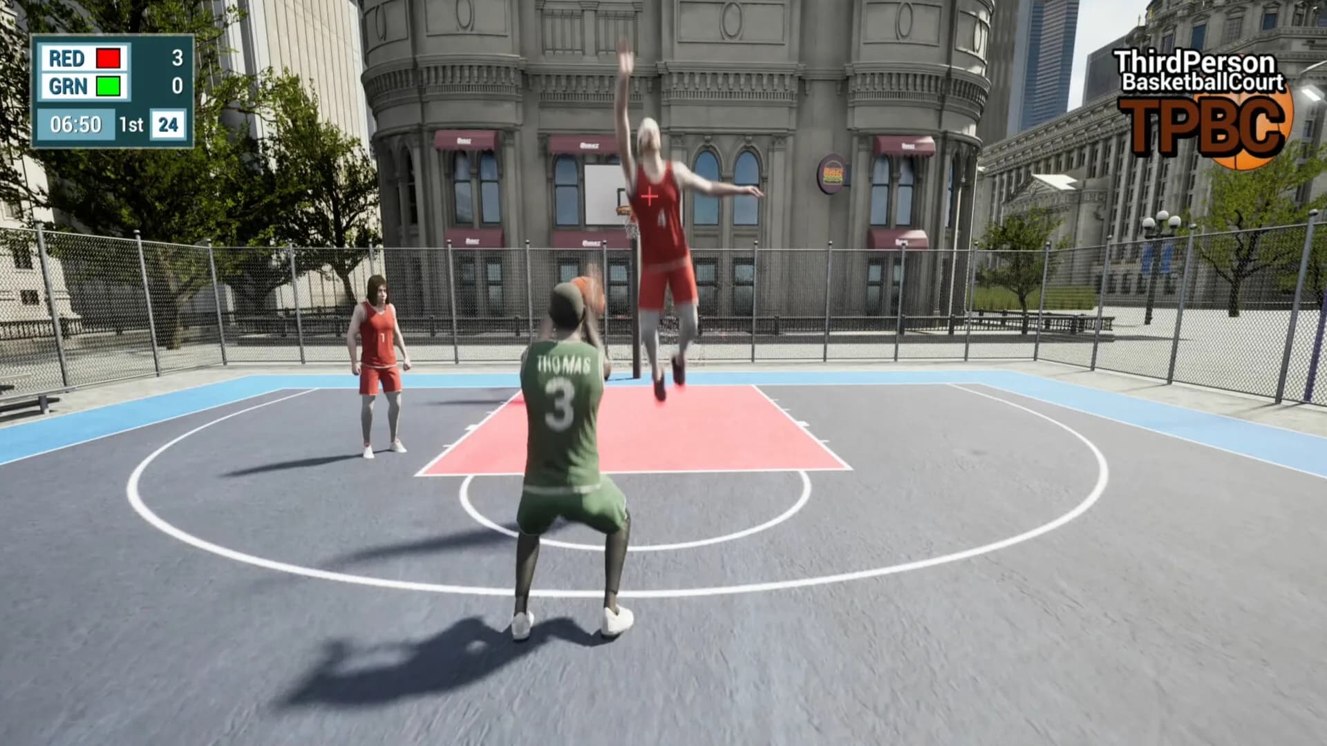 Third Person Basketball Court görsel 3