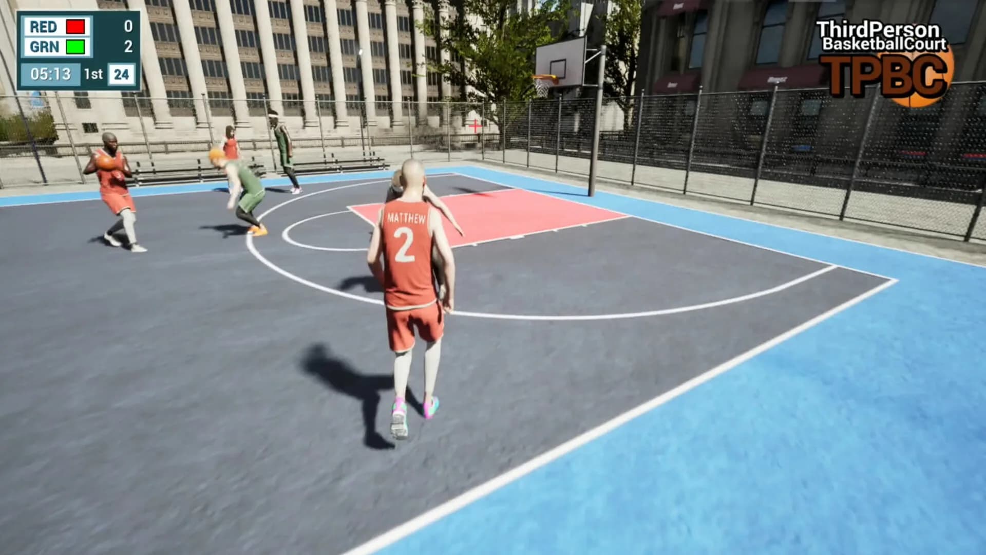 Third Person Basketball Court görsel 4