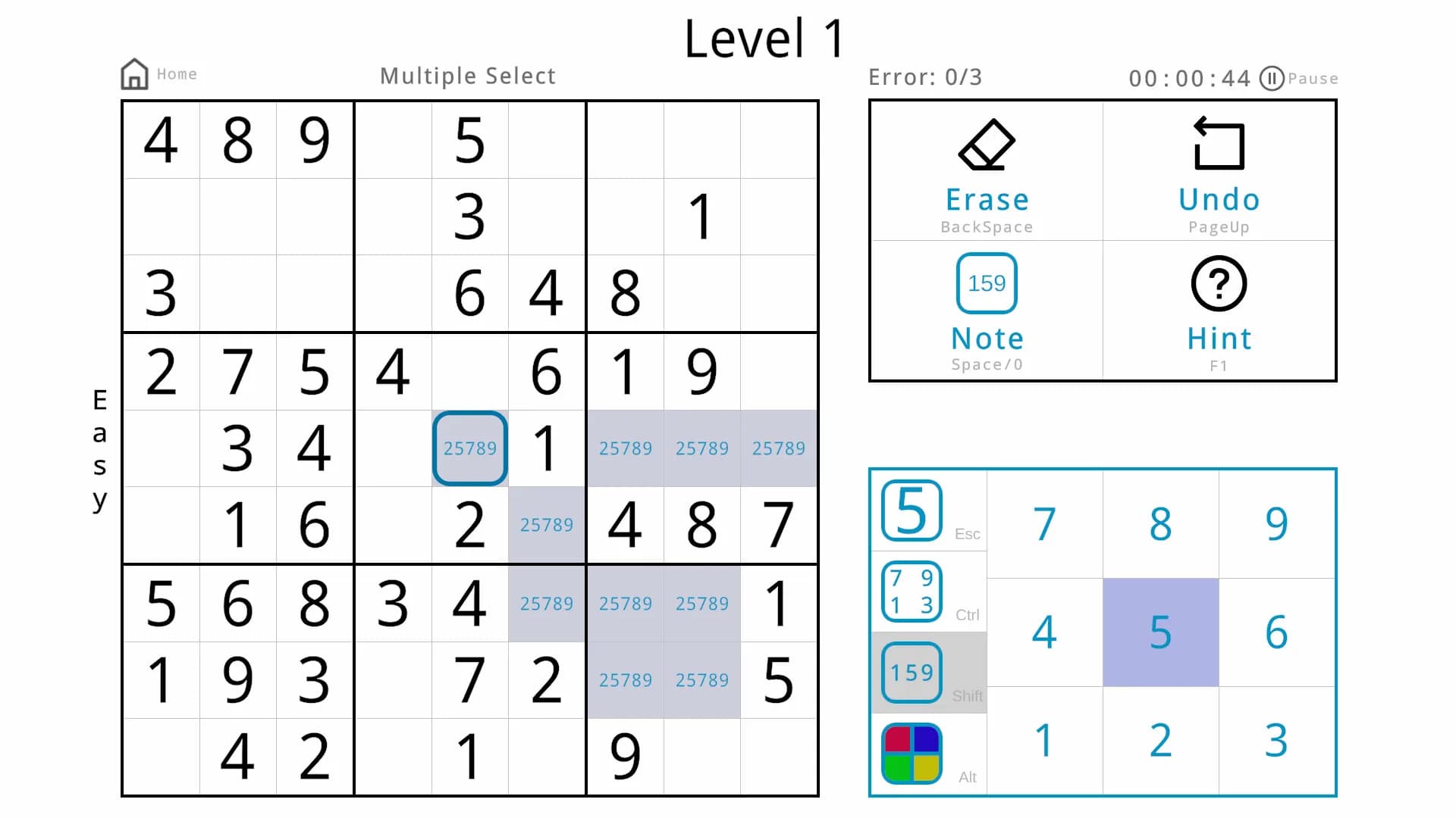 Minimalist Sudoku görsel 7
