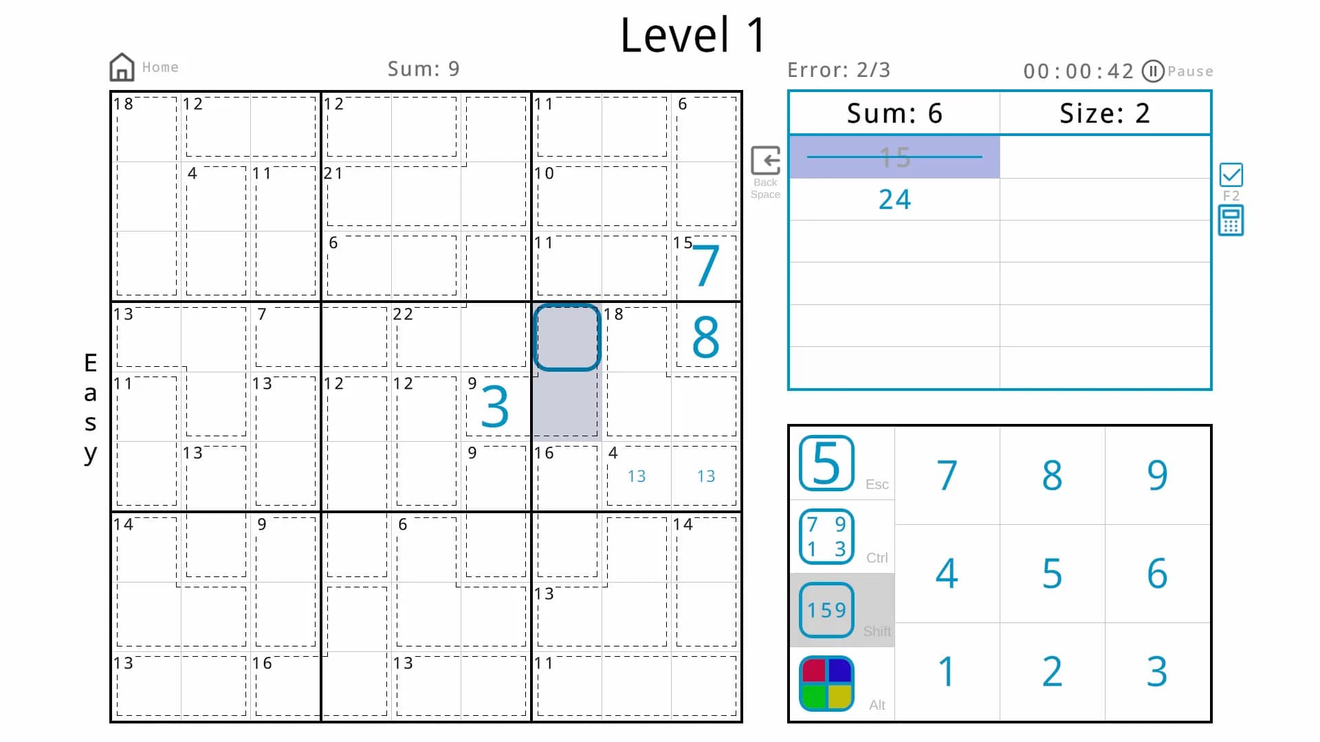 Minimalist Sudoku görsel 10