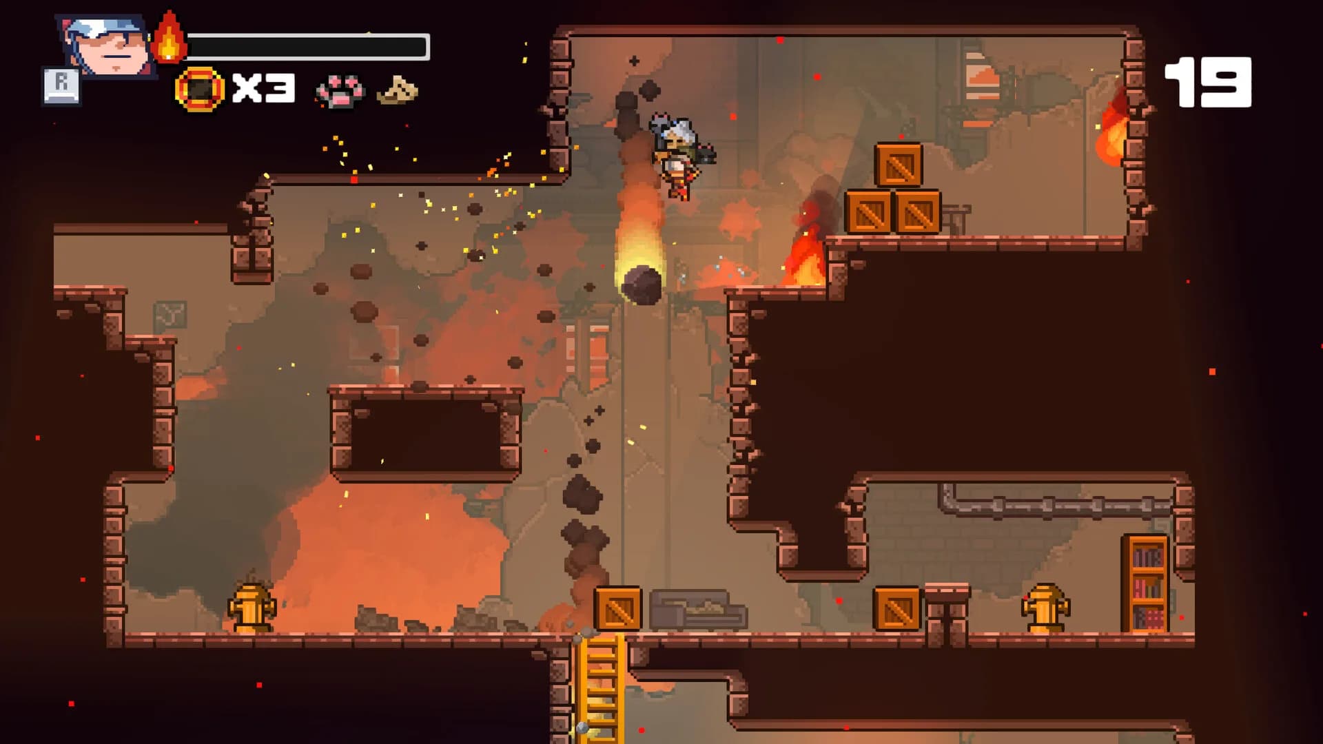 Fire Hero - Pixel Rescue görsel 4