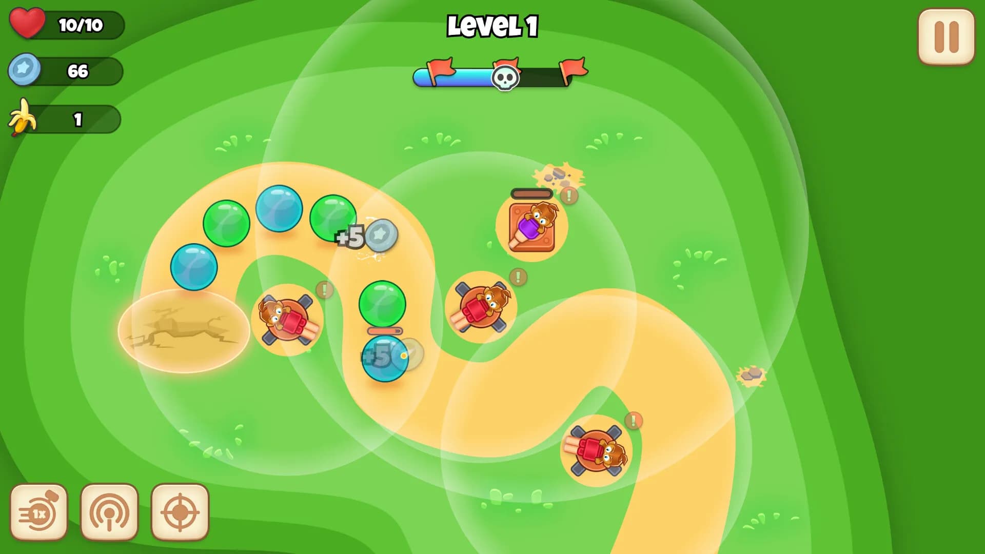 Monkey Bubble Defense görsel 2