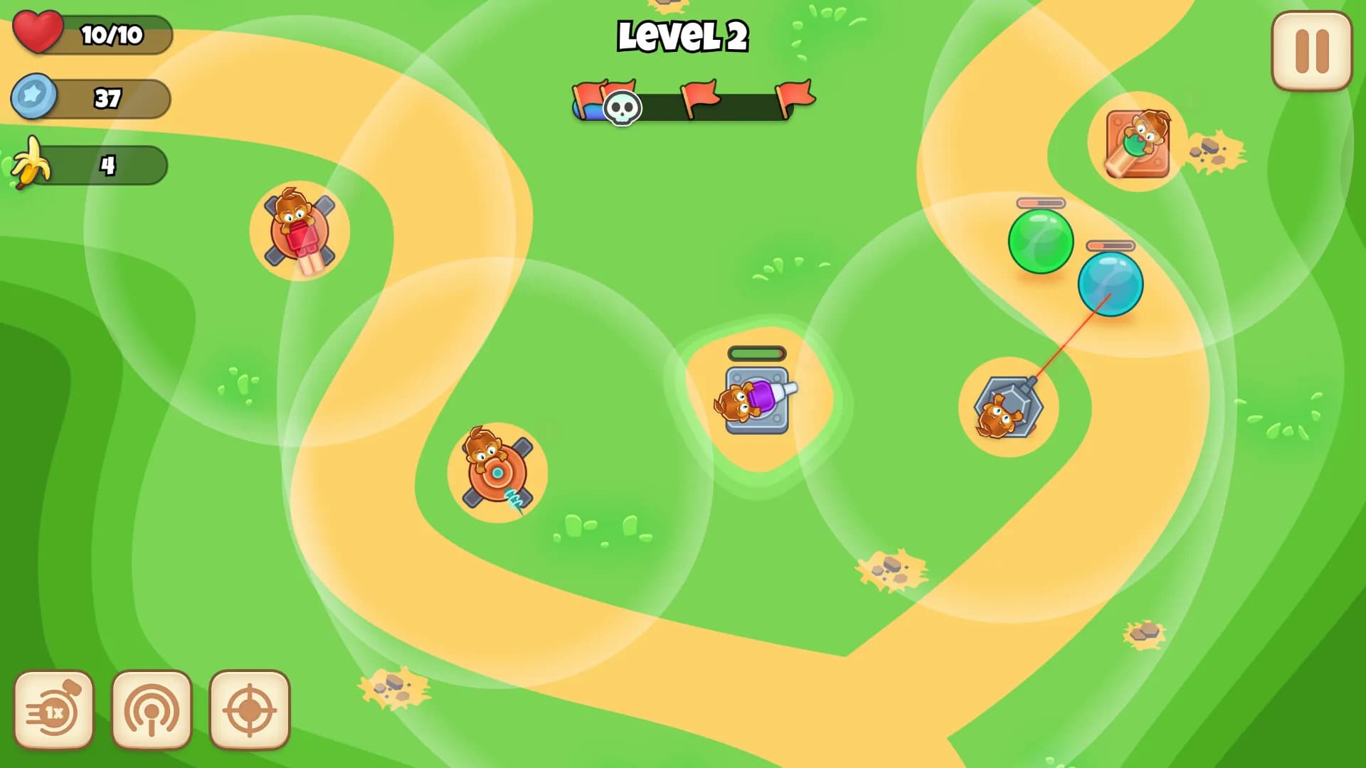 Monkey Bubble Defense görsel 6