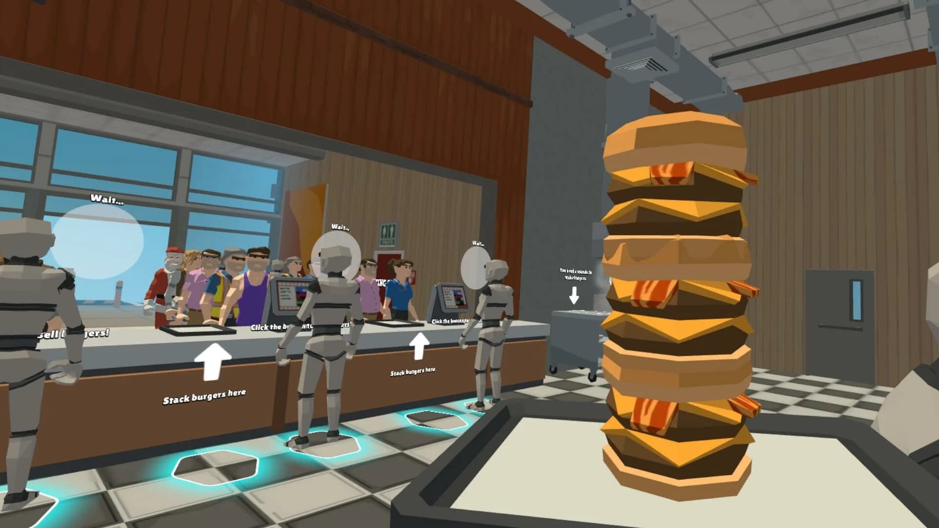 Stack Your Burger VR görsel 6