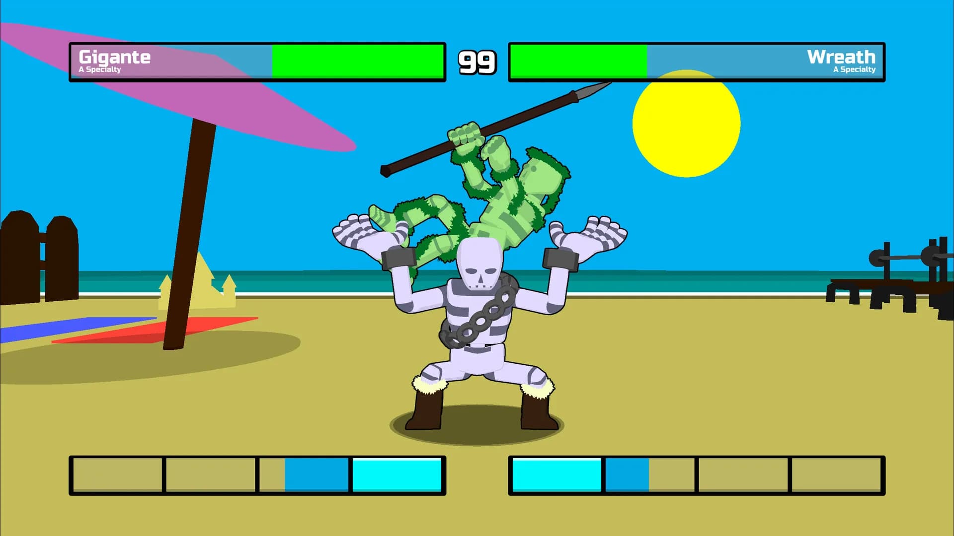 The Skeletons Are Fighting görsel 3