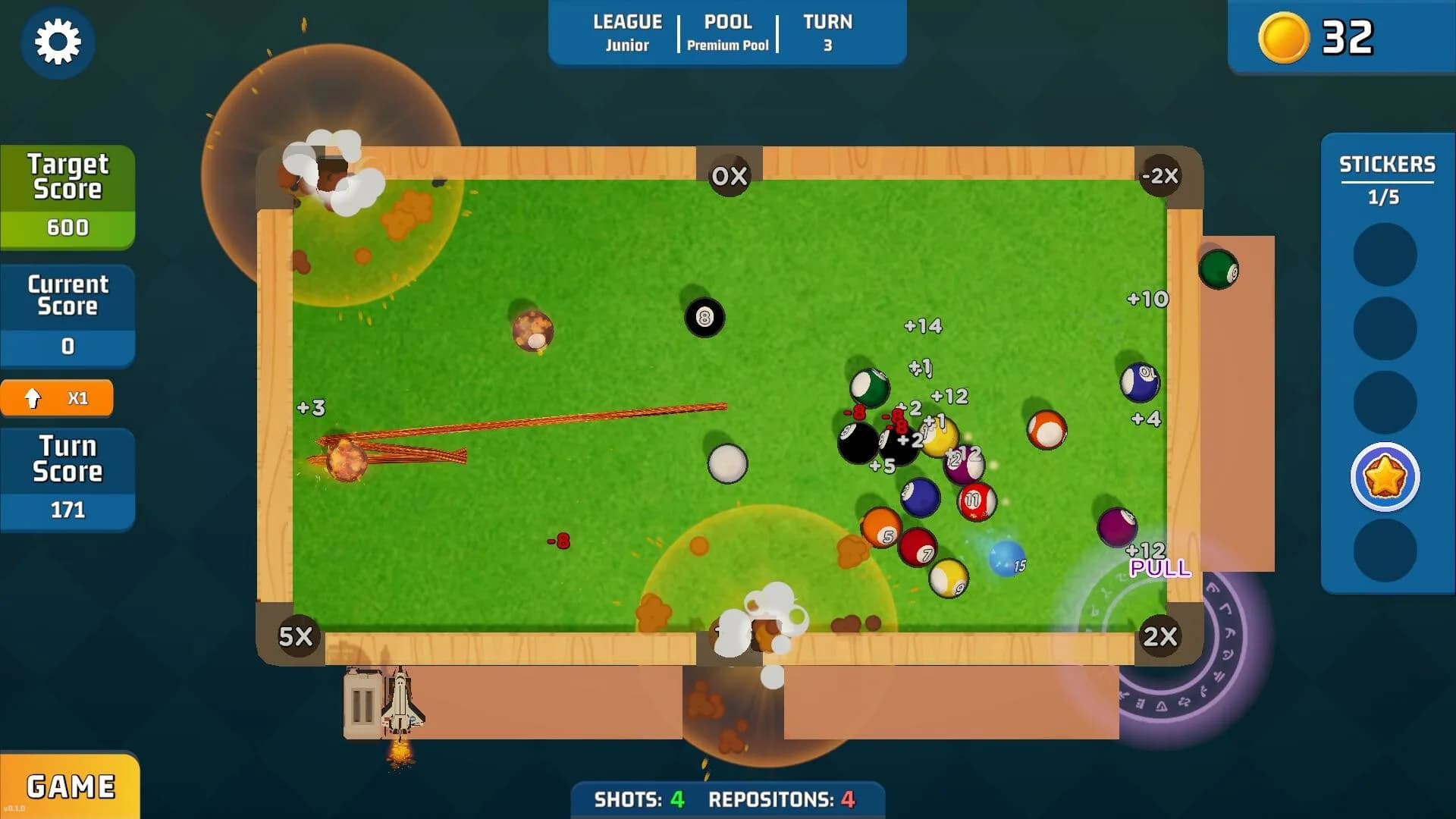 Ballardo: Roguelike Billiards görsel 2