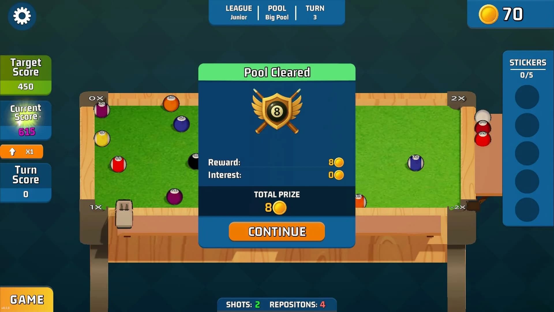 Ballardo: Roguelike Billiards görsel 8