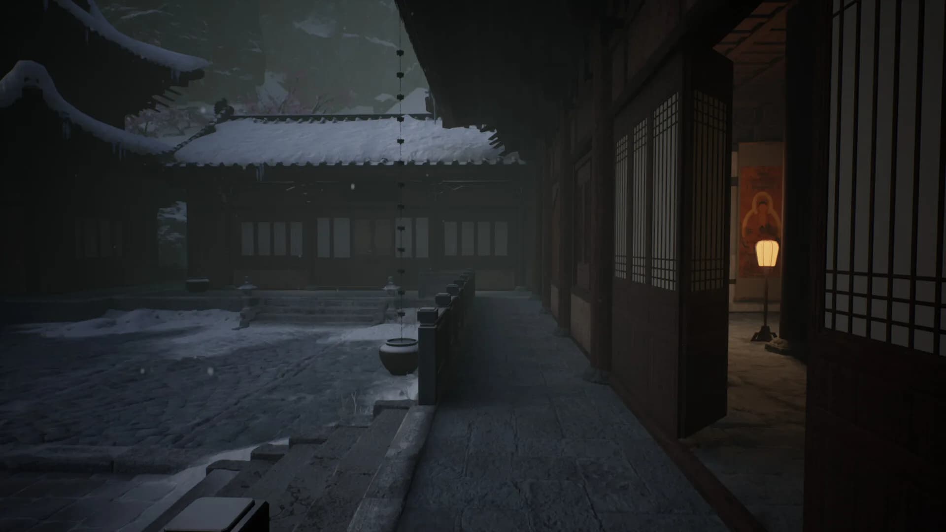 火起雪中寺 görsel 8