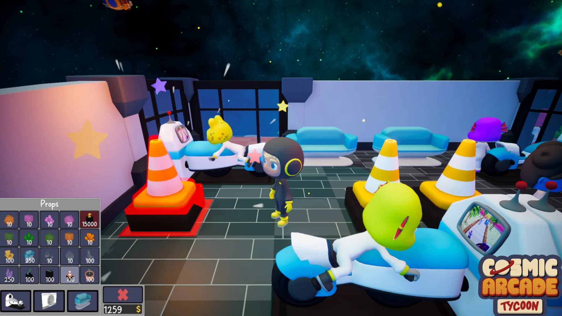 Cosmic Arcade Tycoon görsel 3