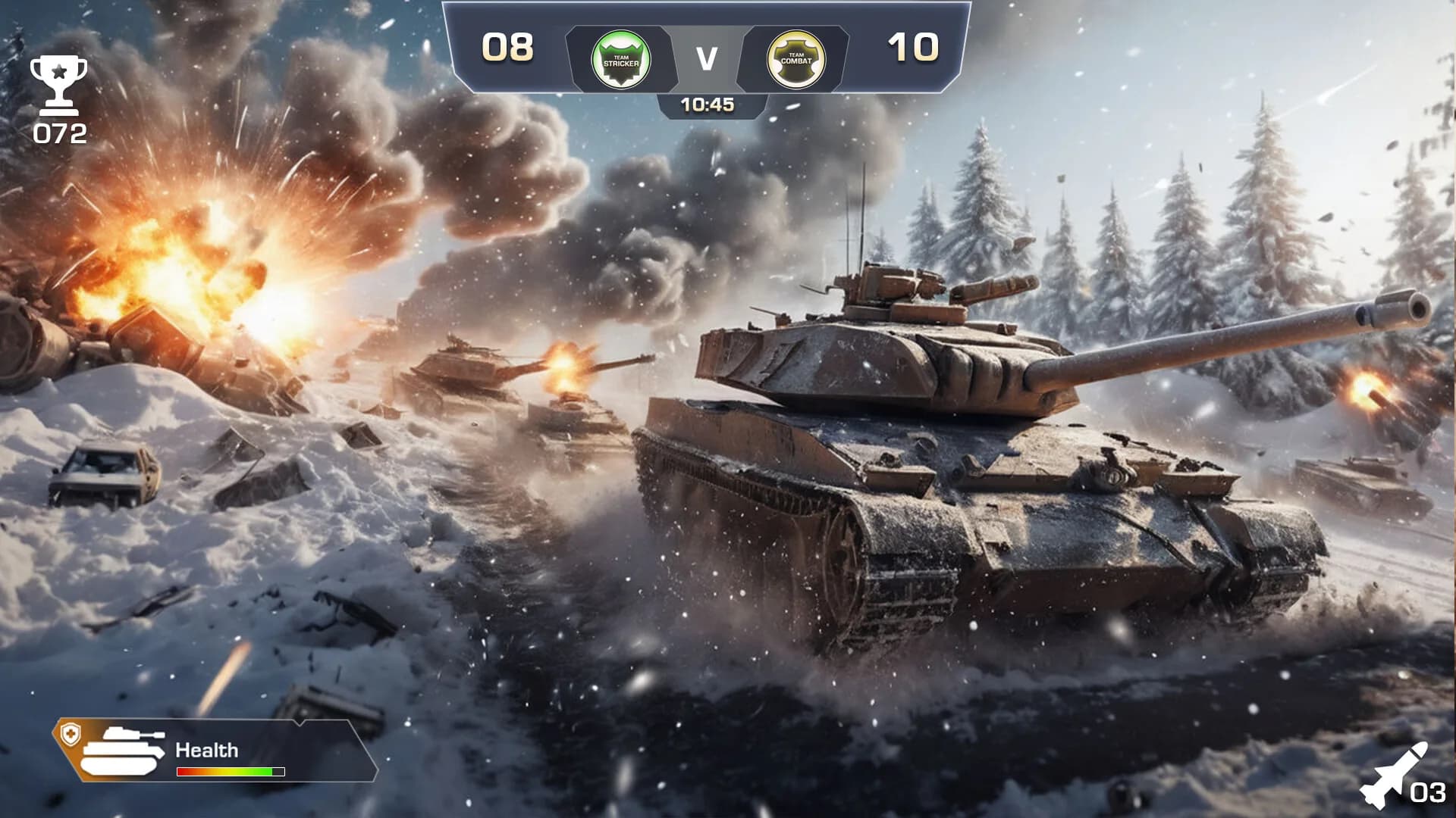 Tank Battle World War görsel 2
