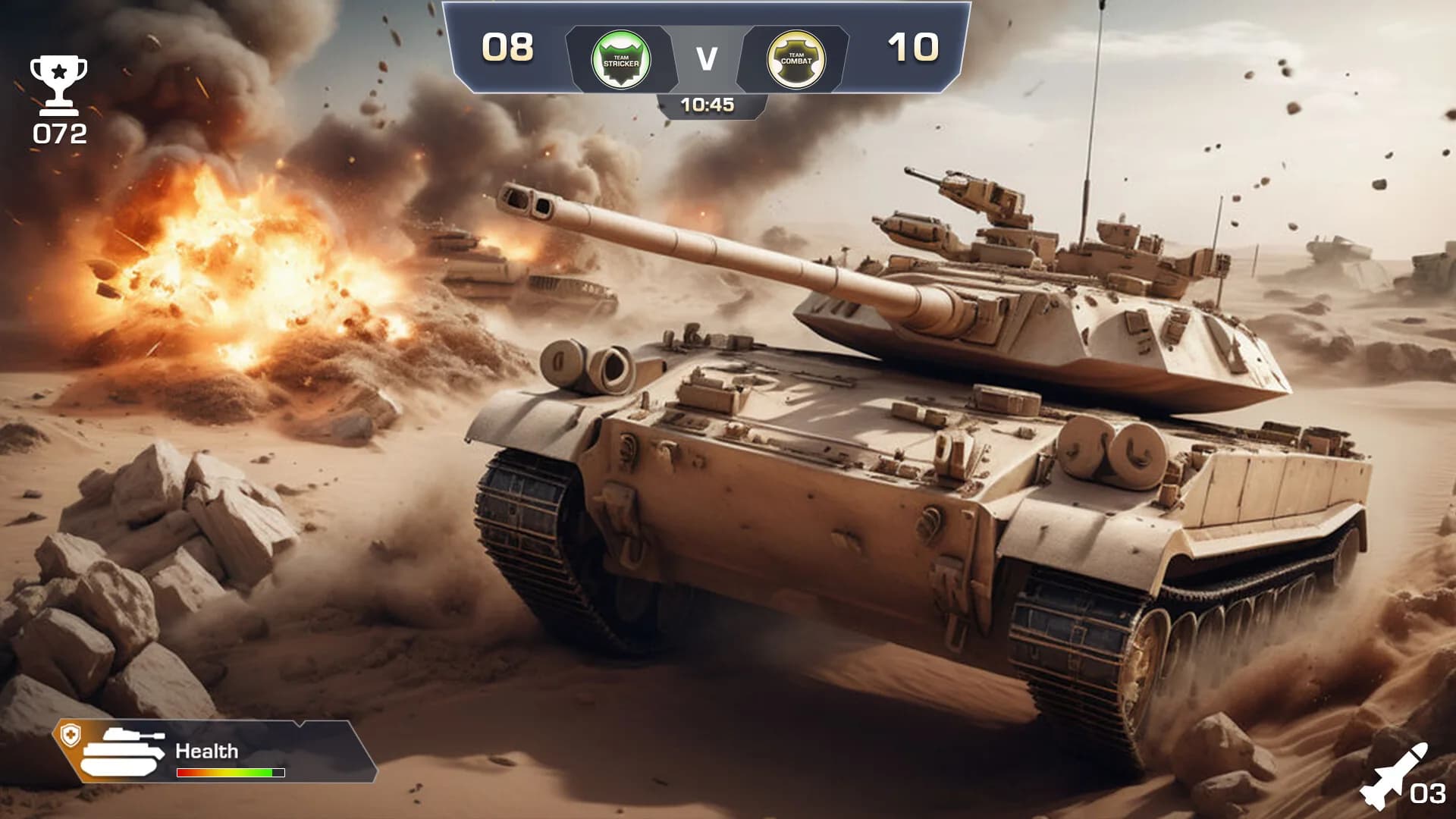 Tank Battle World War görsel 4