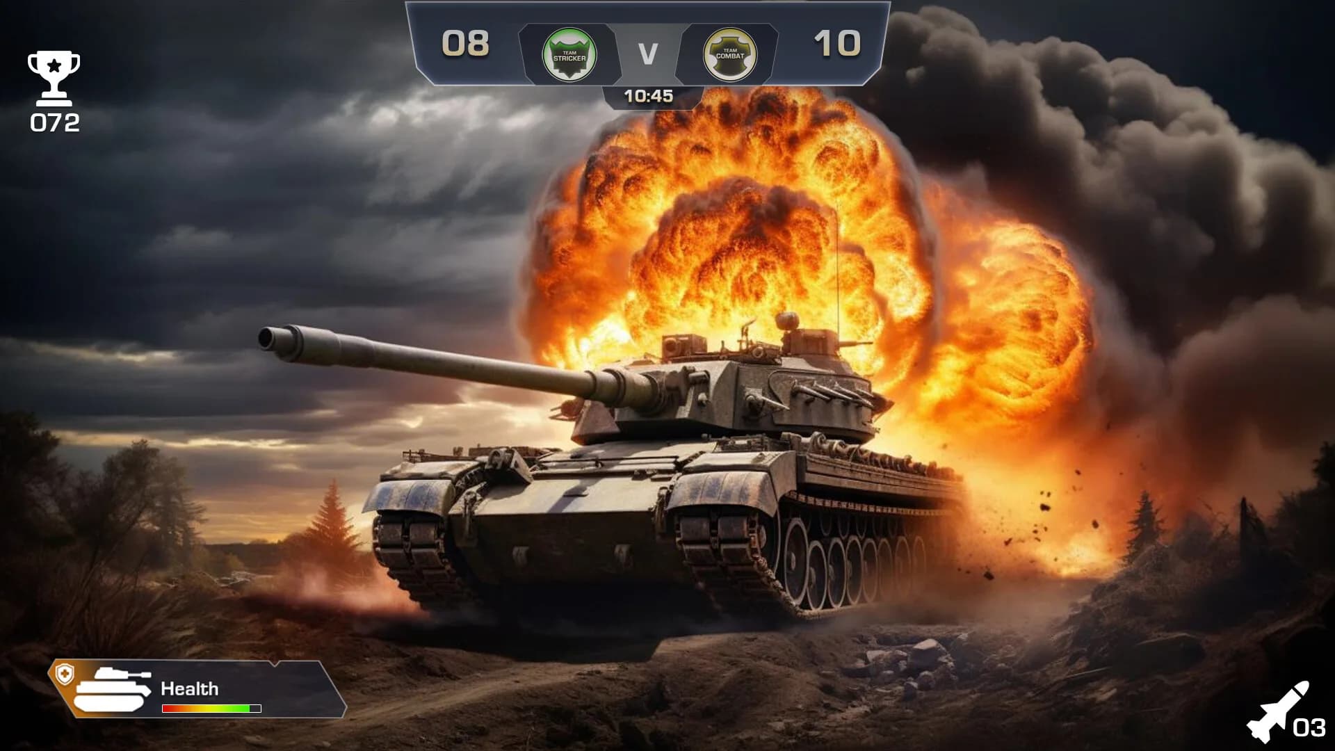 Tank Battle World War görsel 6